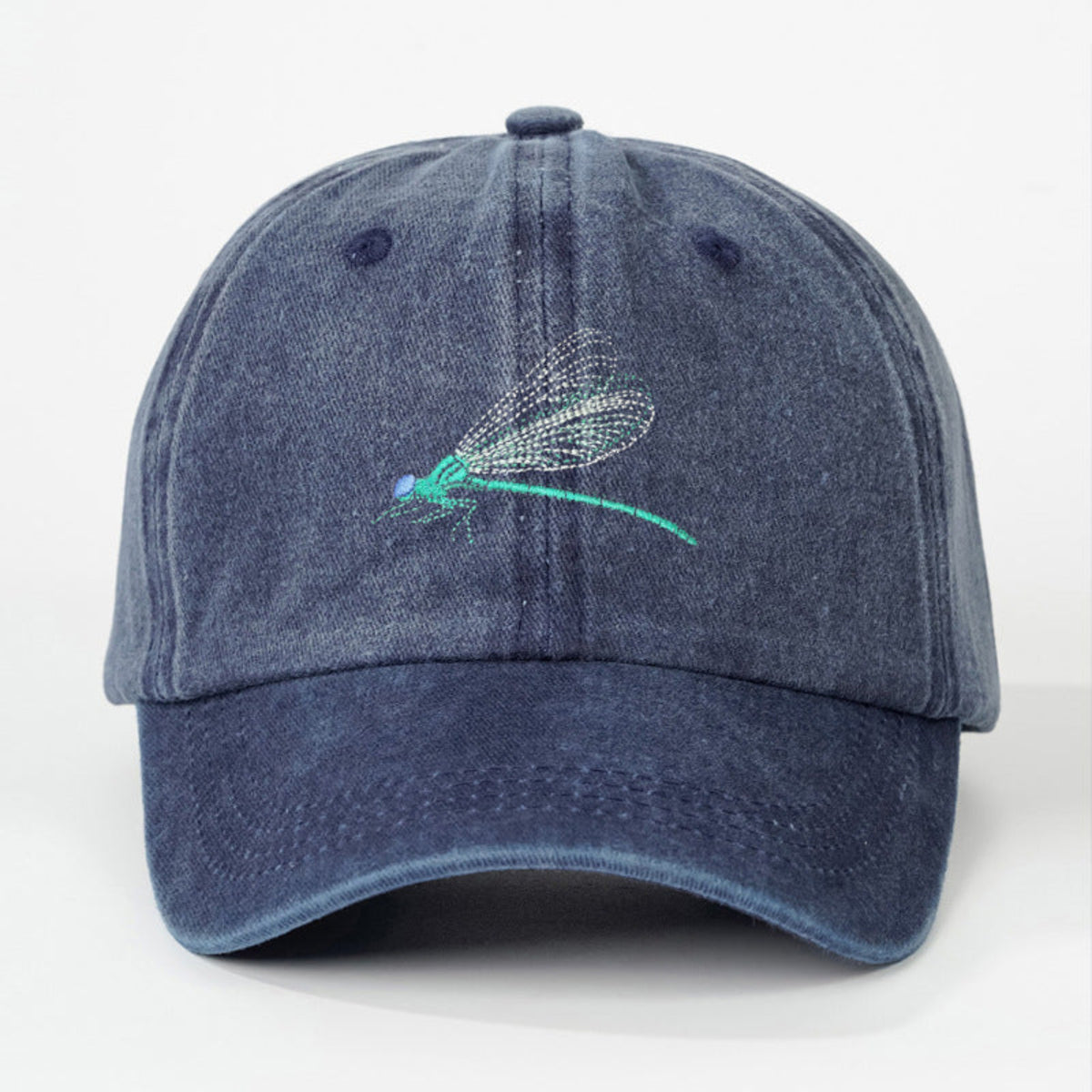 Slate Blue Abstract Stitch Cap JLTCP0015