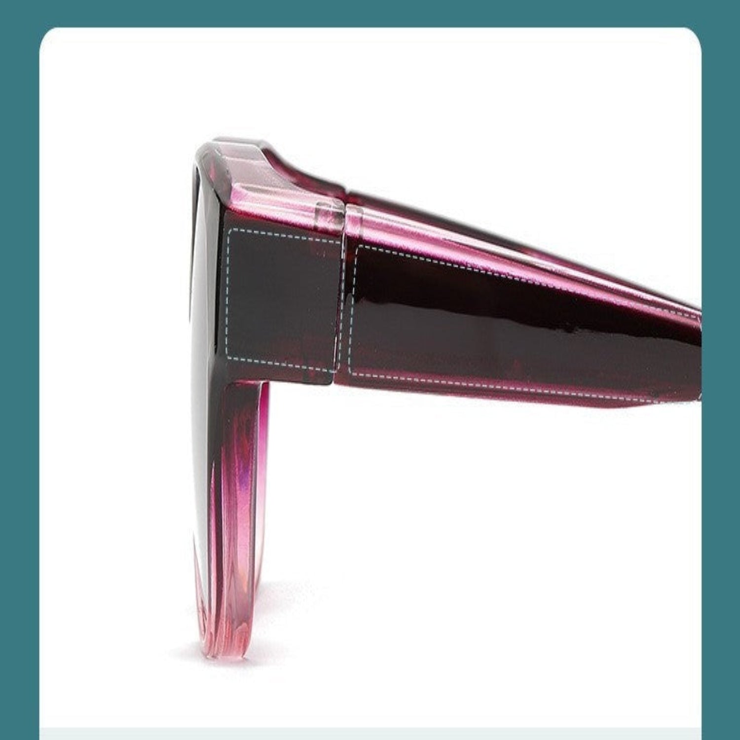 Translucent Purple Round Sunglasses JLTG0144