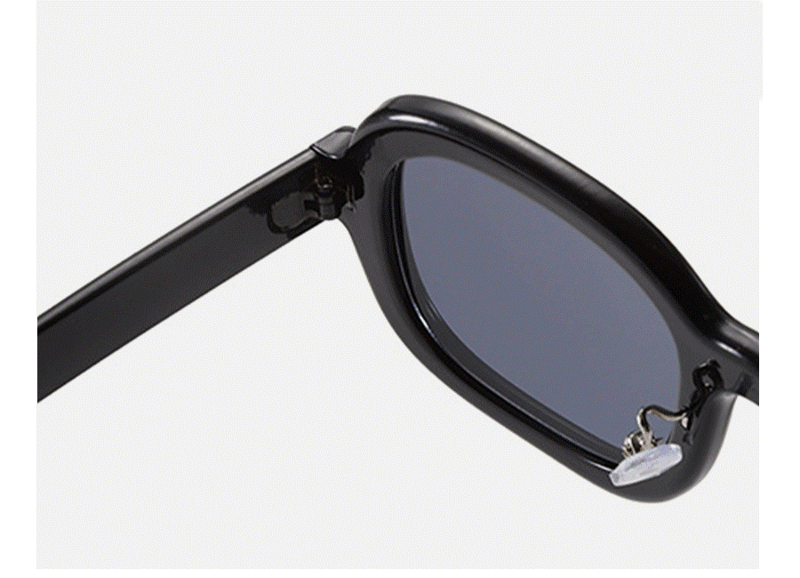 Black Smoke Square Sunglasses JLTG0158