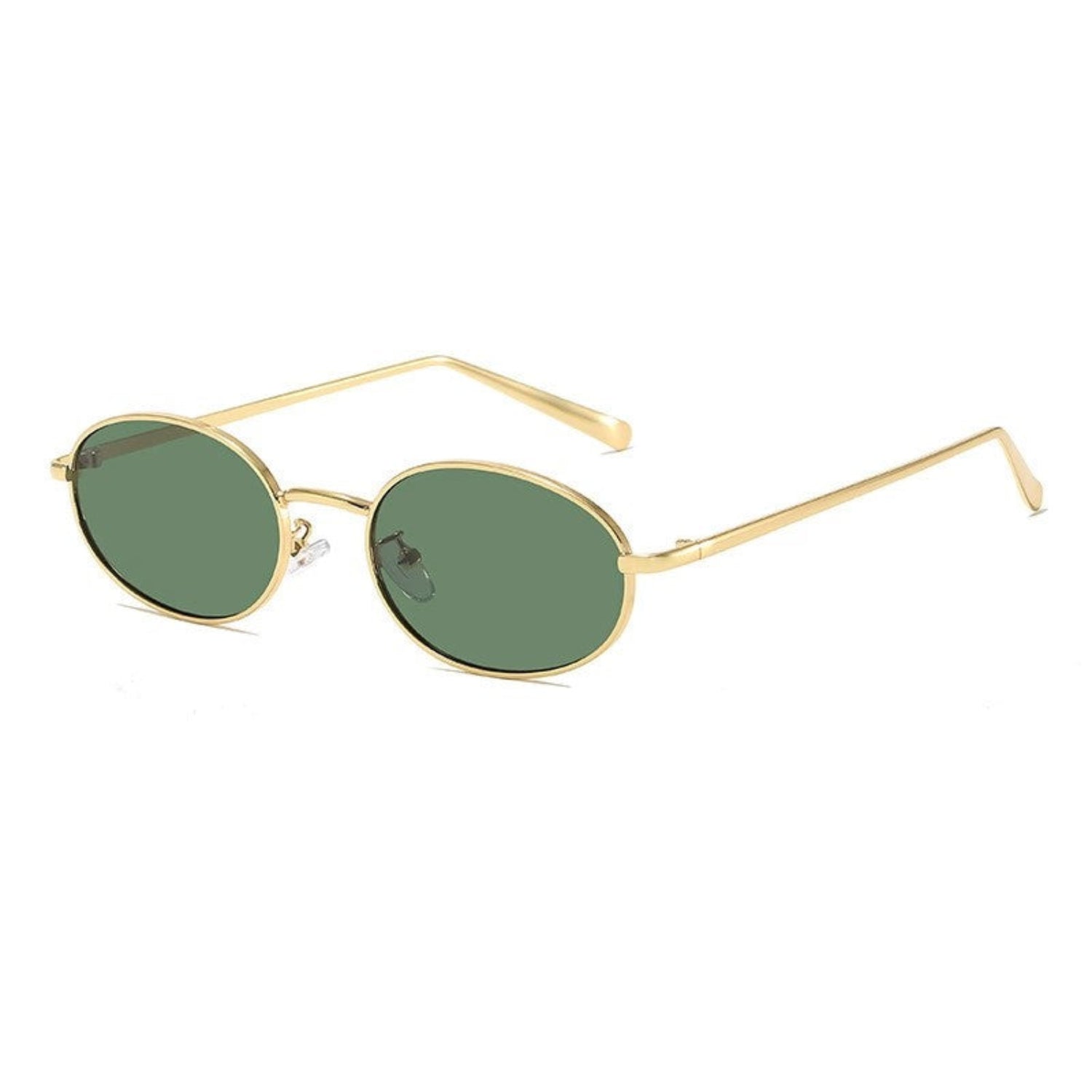 Green Gold Round Sunglasses JLTG0162