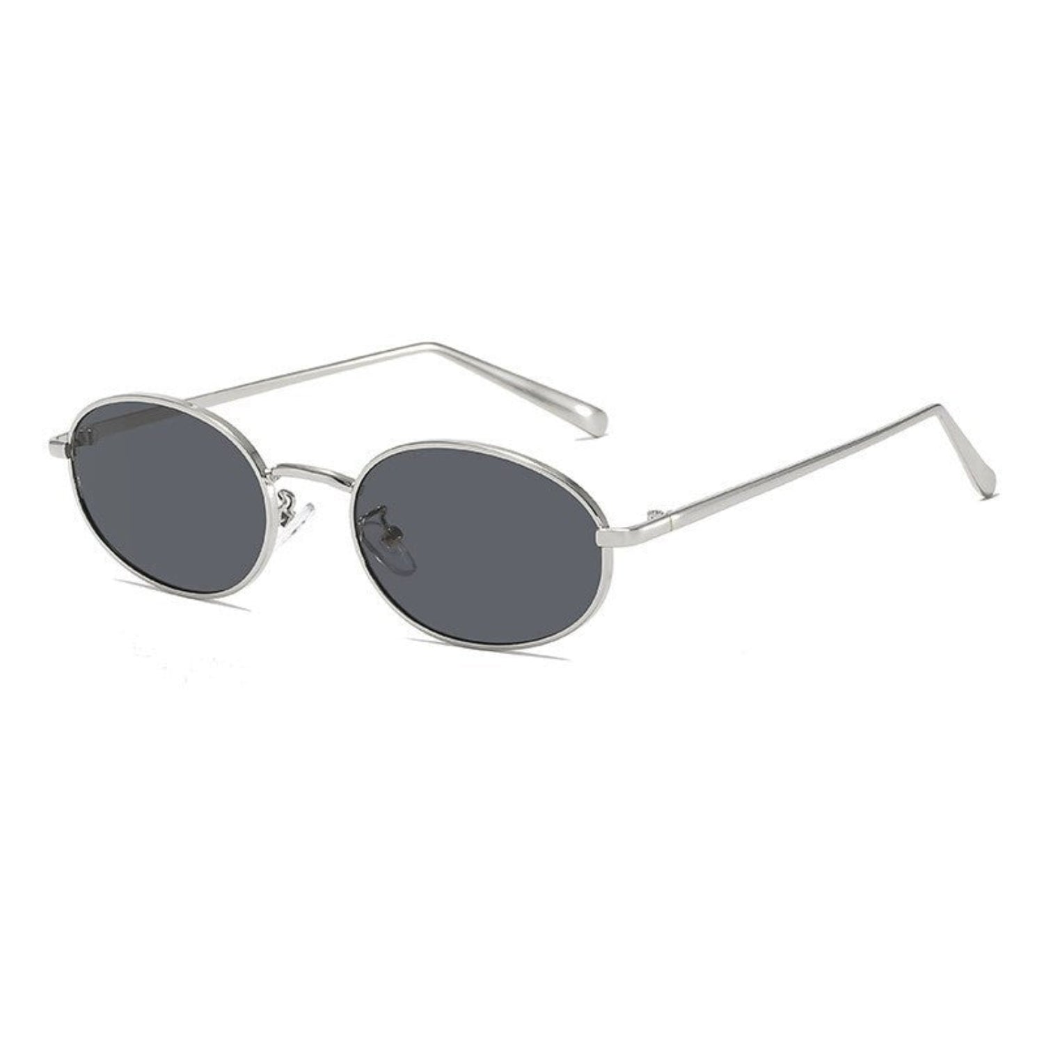 Silver Grey Round Sunglasses JLTG0166