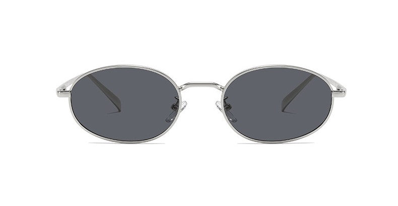 Silver Grey Round Sunglasses JLTG0166