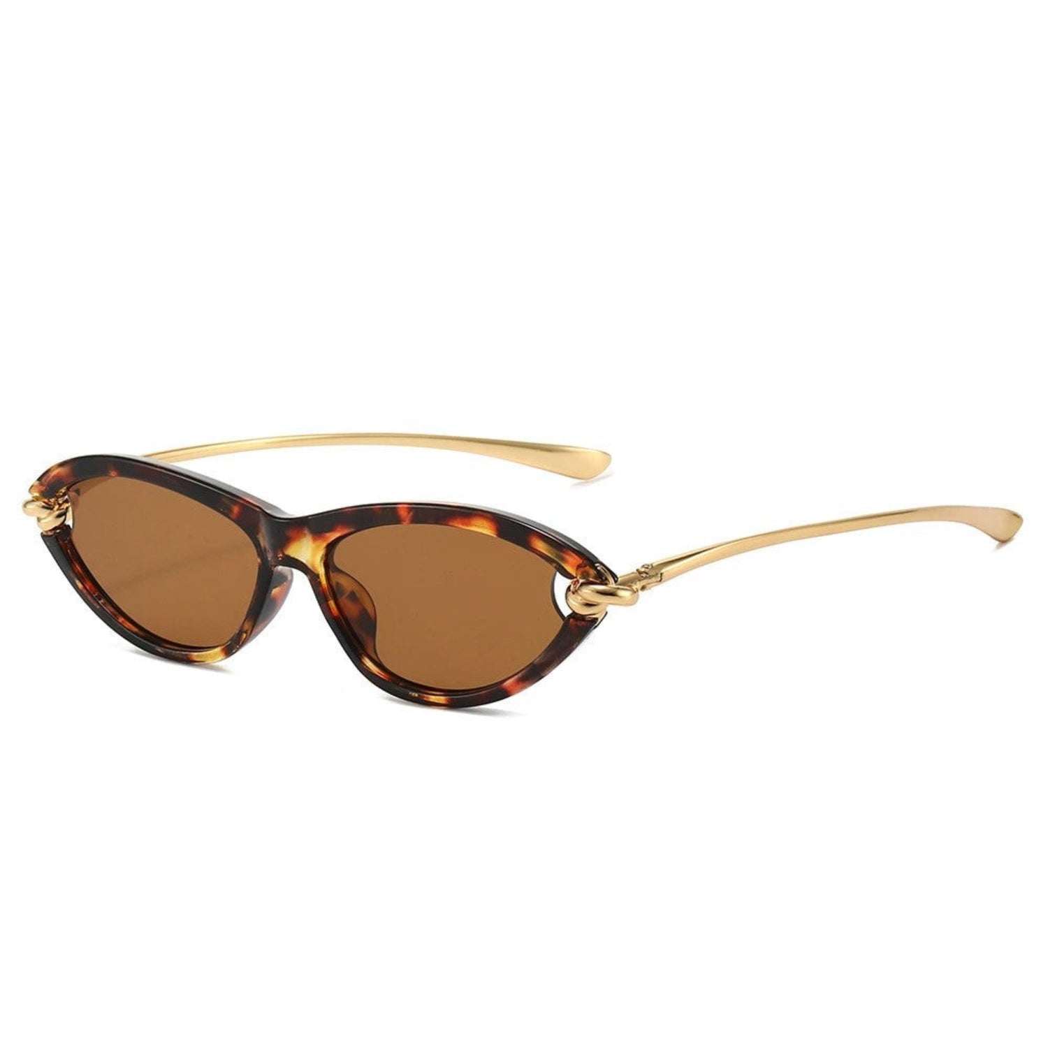 Tortoiseshell Cat-Eye Brown Sunglasses JLTG0171