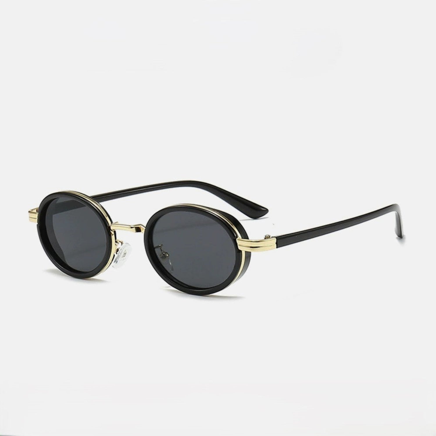 Black Round Black Sunglasses JLTG0179