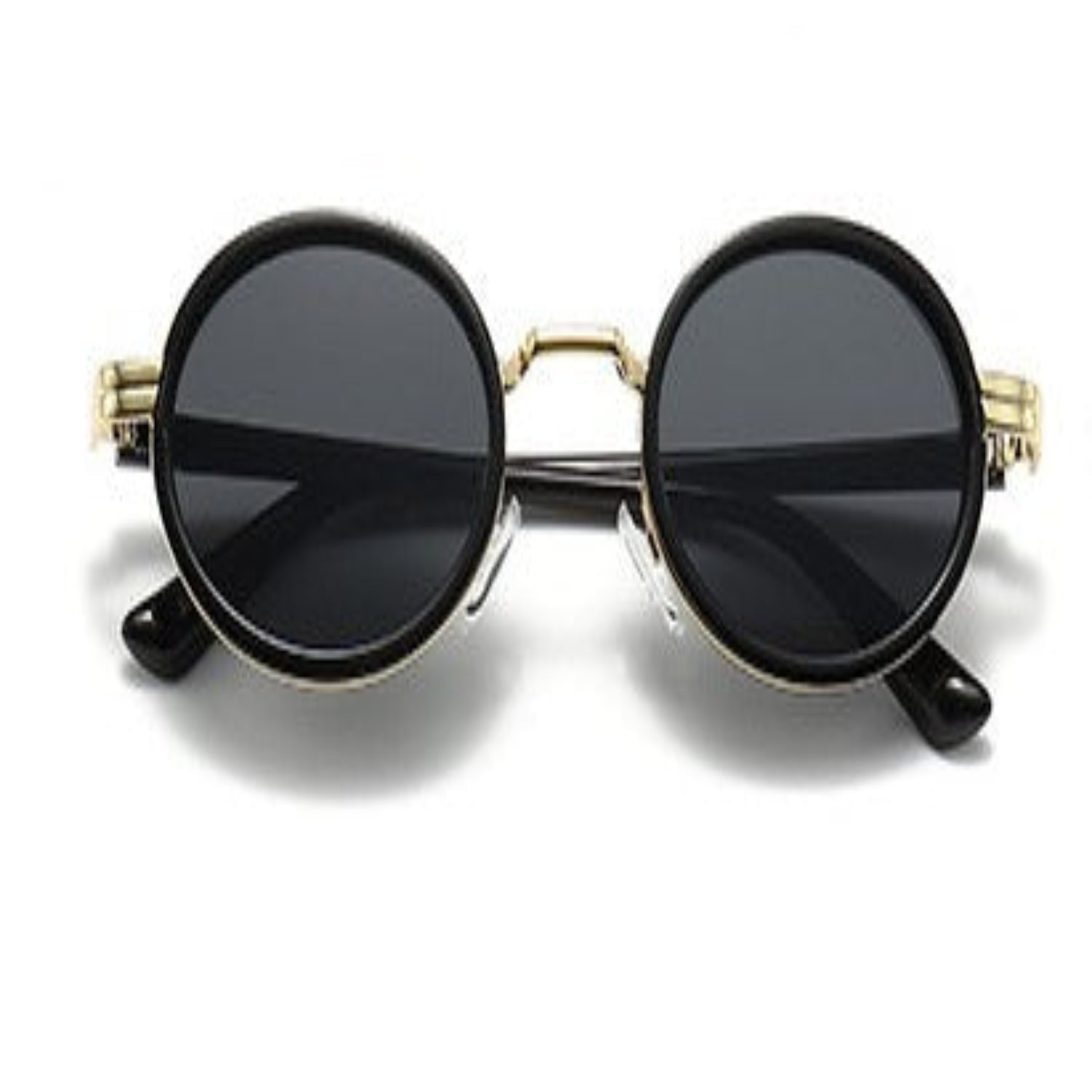 Black Round Black Sunglasses JLTG0179