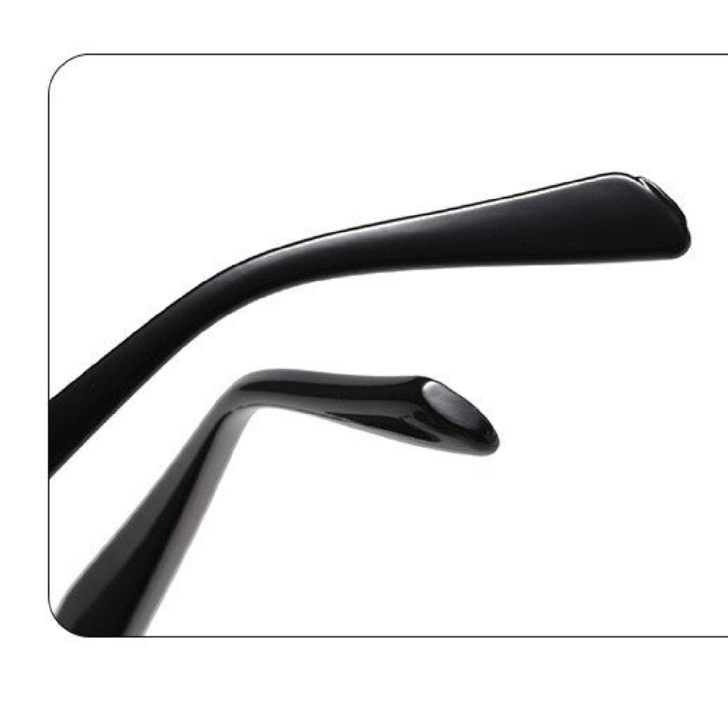 Silver Round Black Sunglasses JLTG0181
