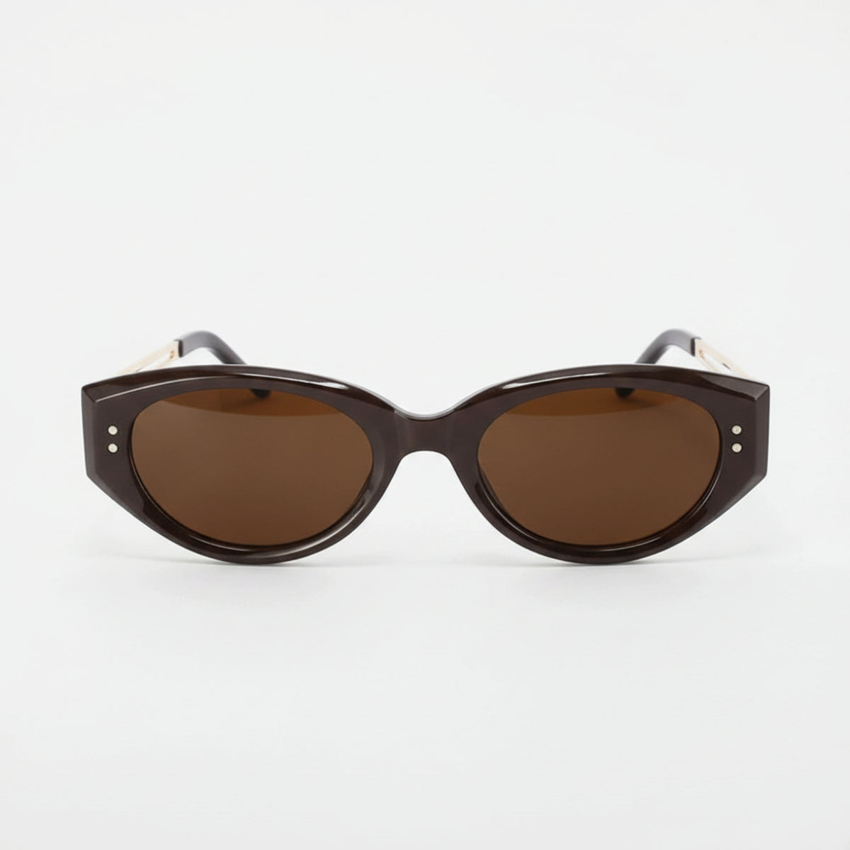 Brown Cat-Eye Sunglasses JLTG0184