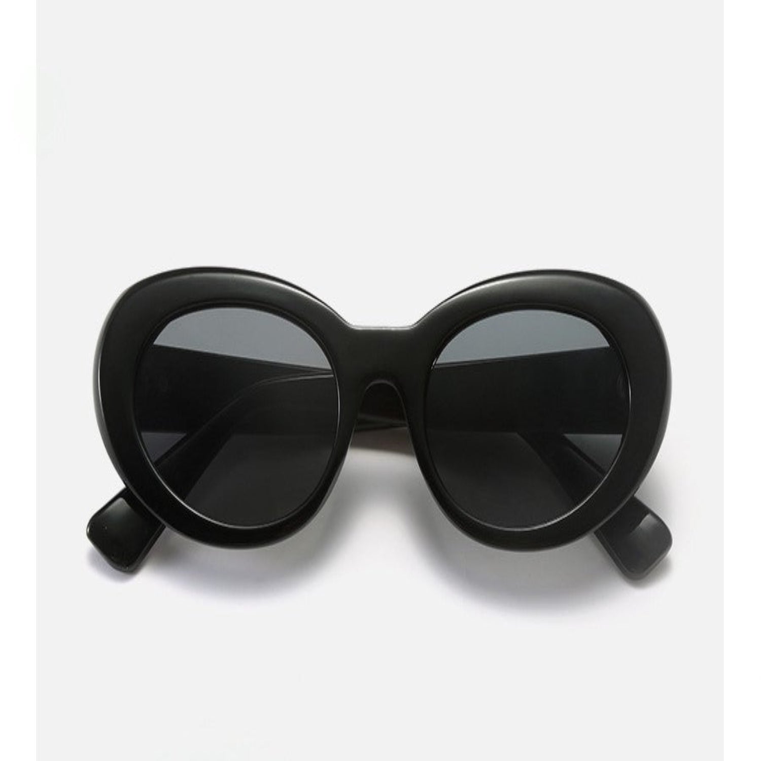 Black Round Lens Sunglasses JLTG0196