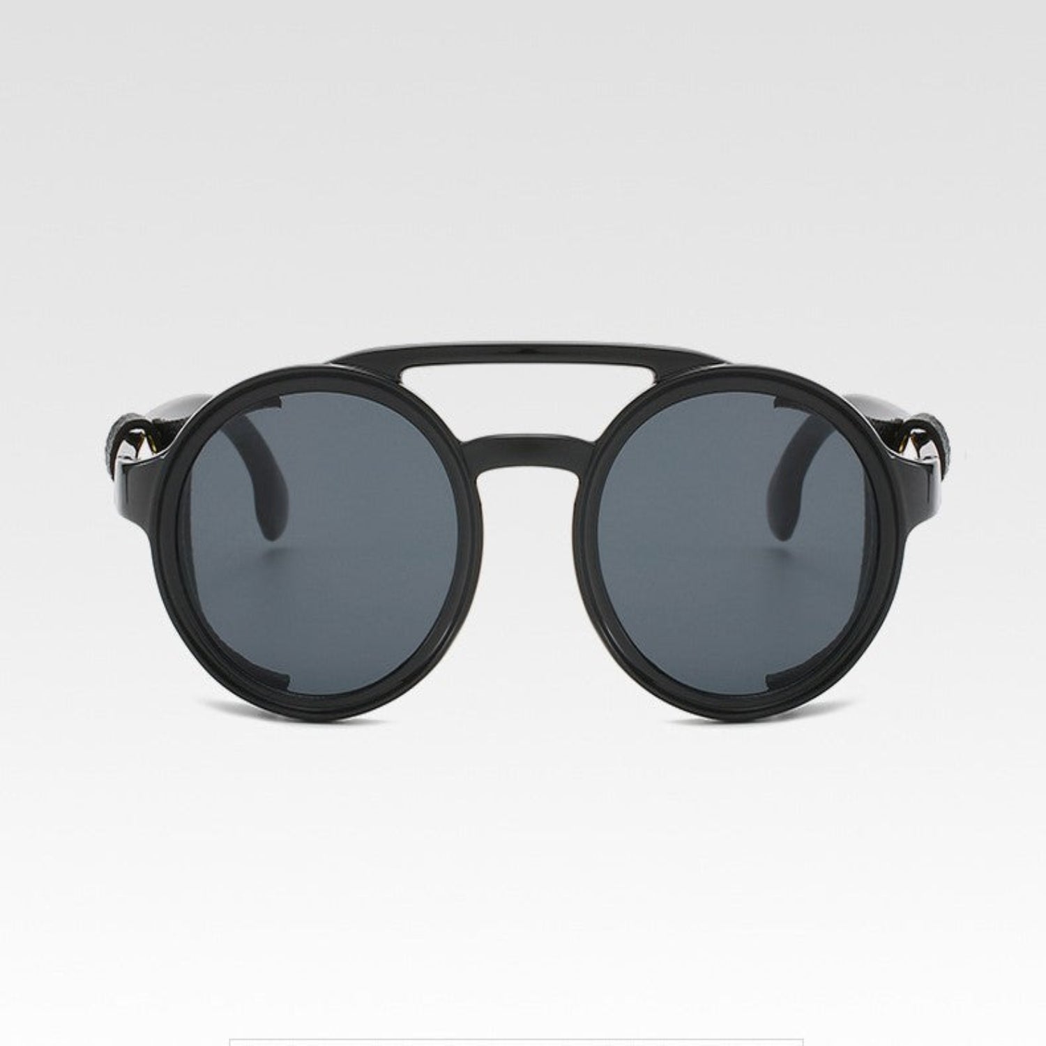 Black Round Lens Sunglasses JLTG0205