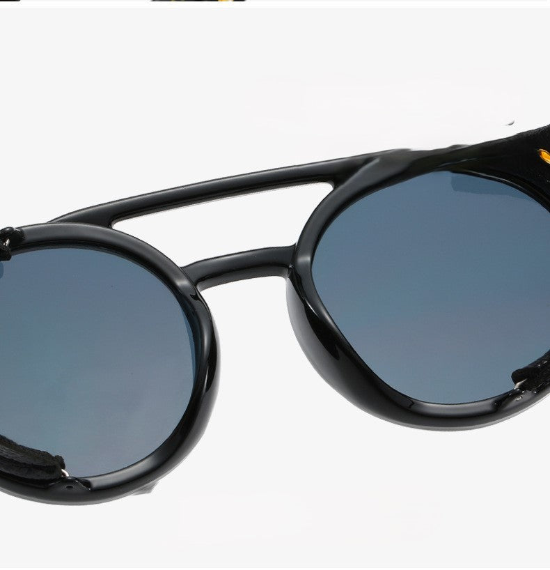 Black Round Lens Sunglasses JLTG0205