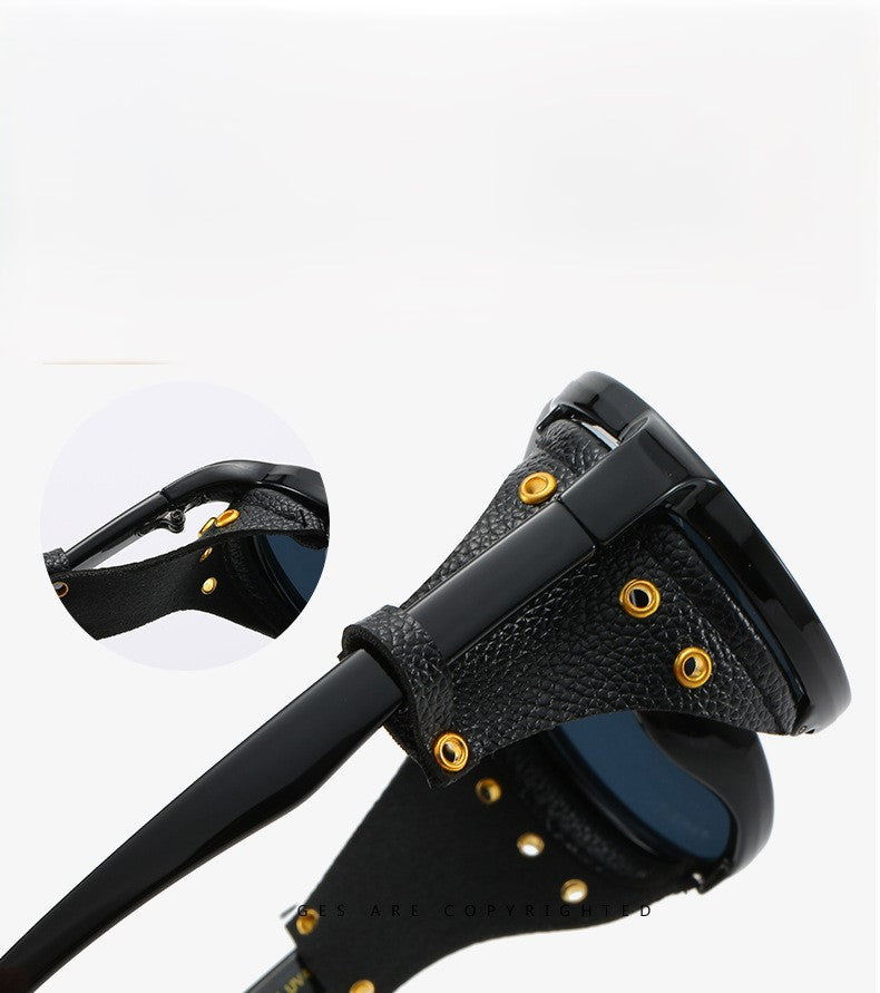 Black Round Lens Sunglasses JLTG0205