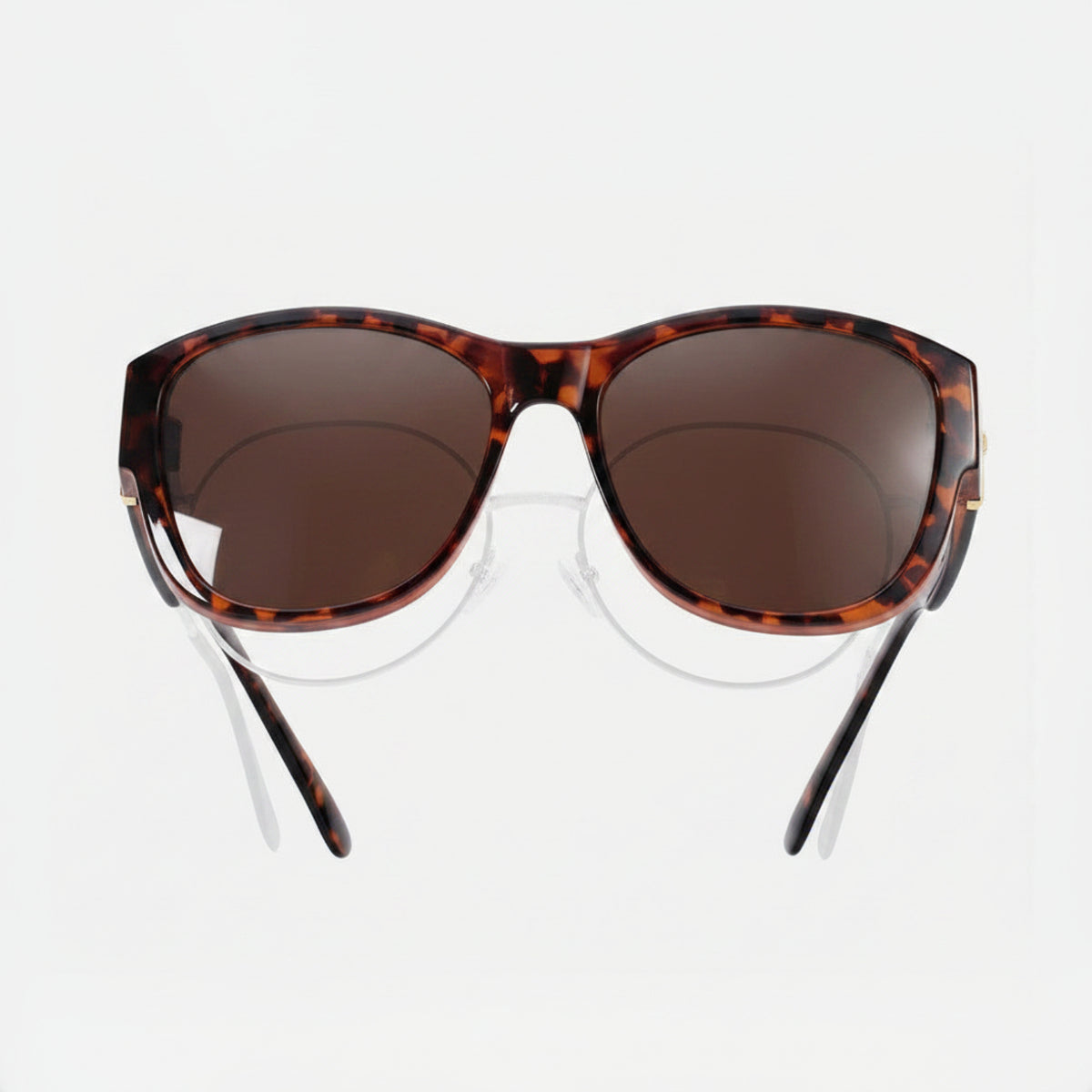 Tortoiseshell Gradient Oversized Square Sunglasses JLTG0212