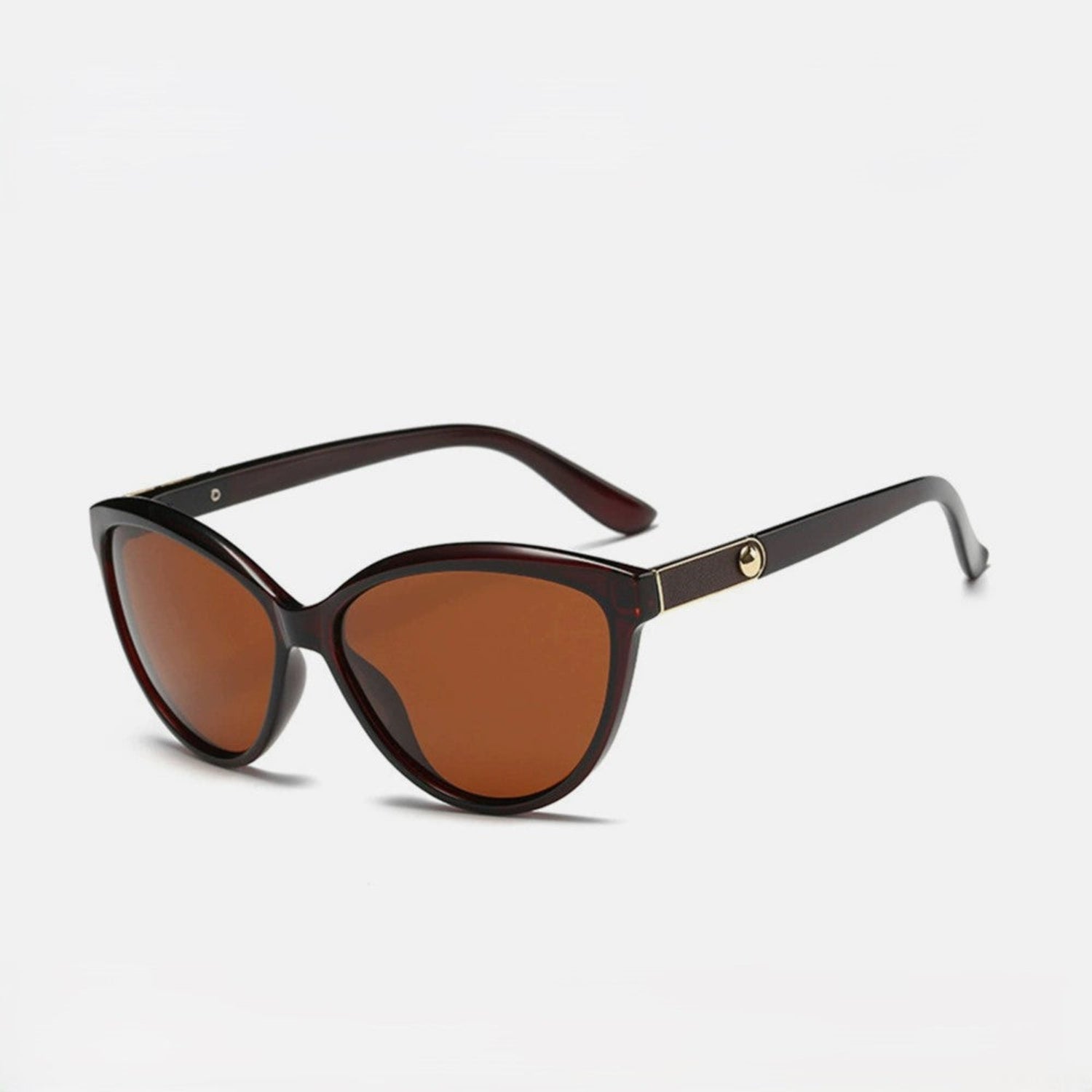 Brown Cat-Eye Sunglasses JLTG0226