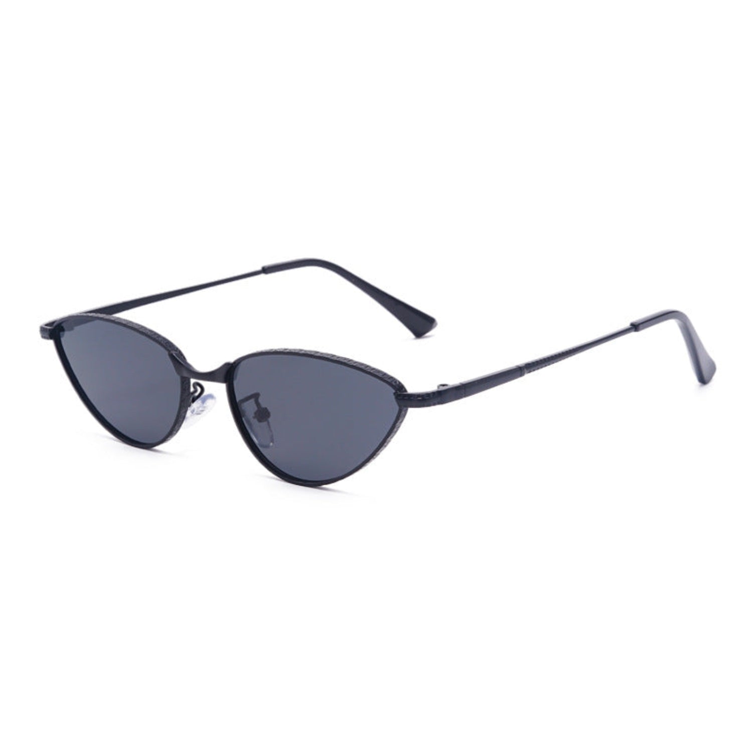 Sleek Black Cat Eye Sunglasses JLTG0237
