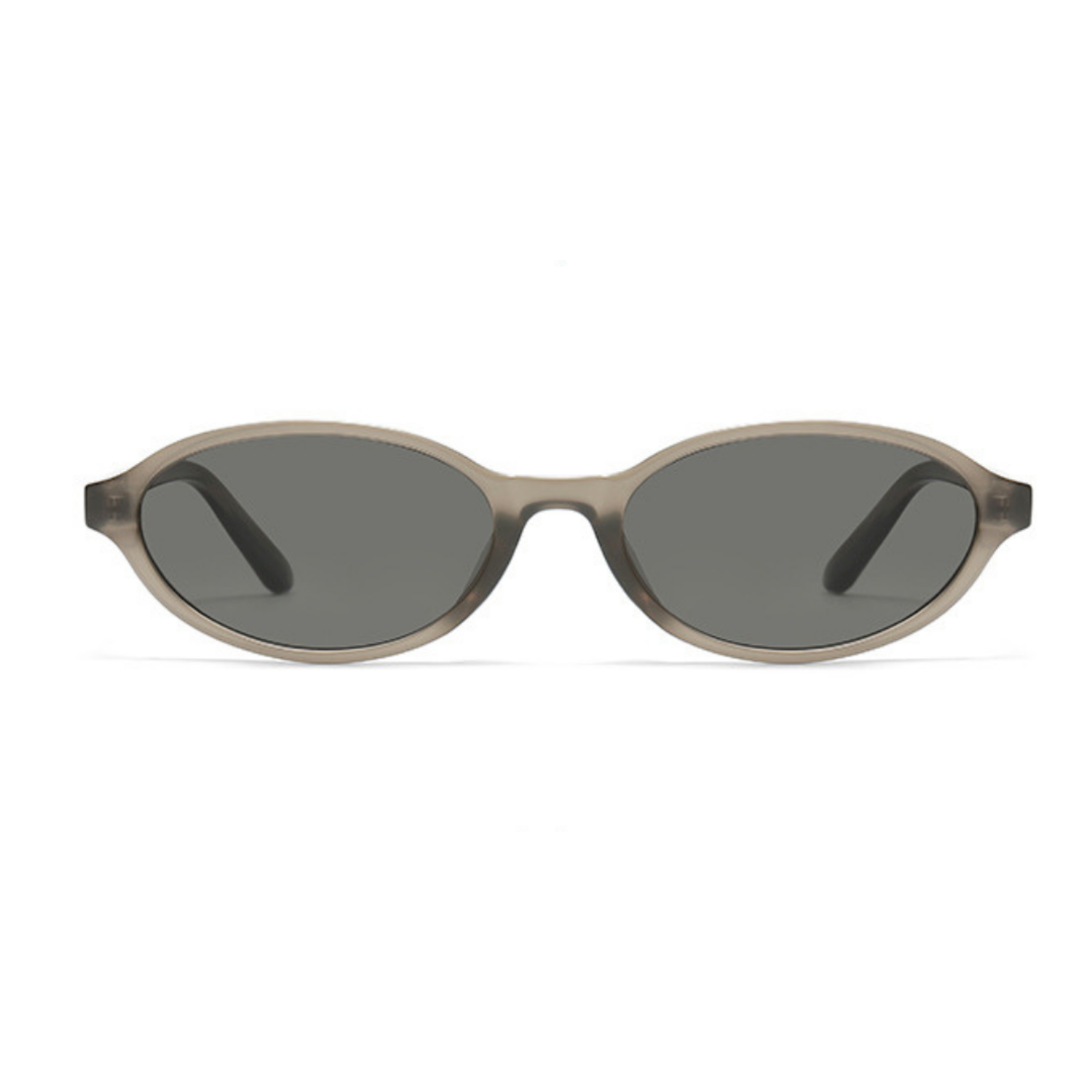 Classic Gray Oval Frame Sunglasses JLTG0259