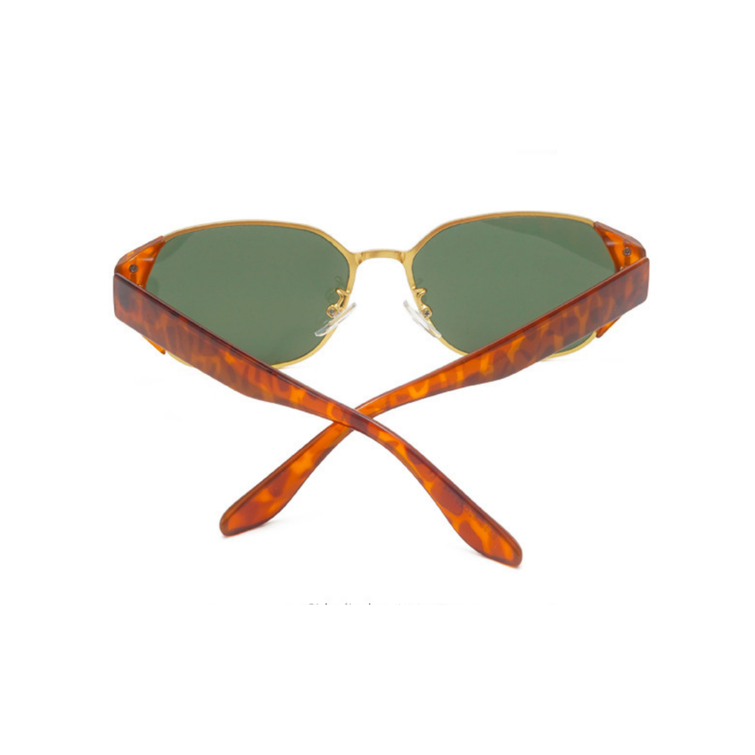 Gold Tortoise Green Lens Sunglasses JLTG0262