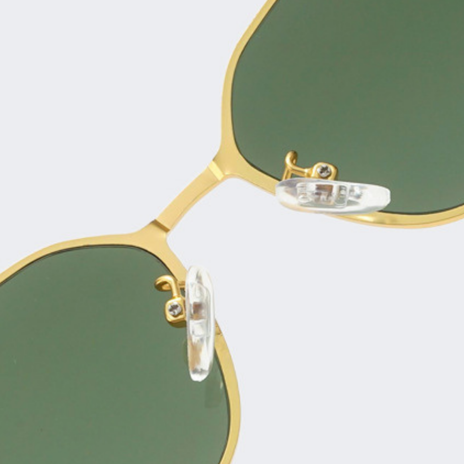 Gold Tortoise Green Lens Sunglasses JLTG0262