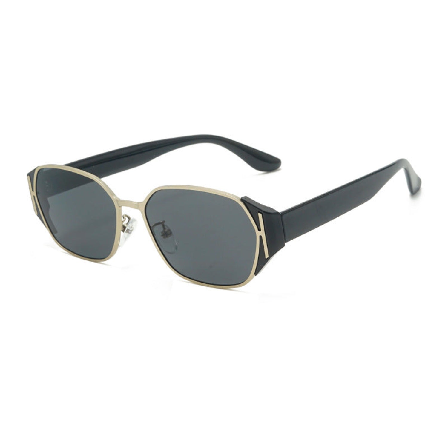 Gold Black Green Lens Sunglasses JLTG0263