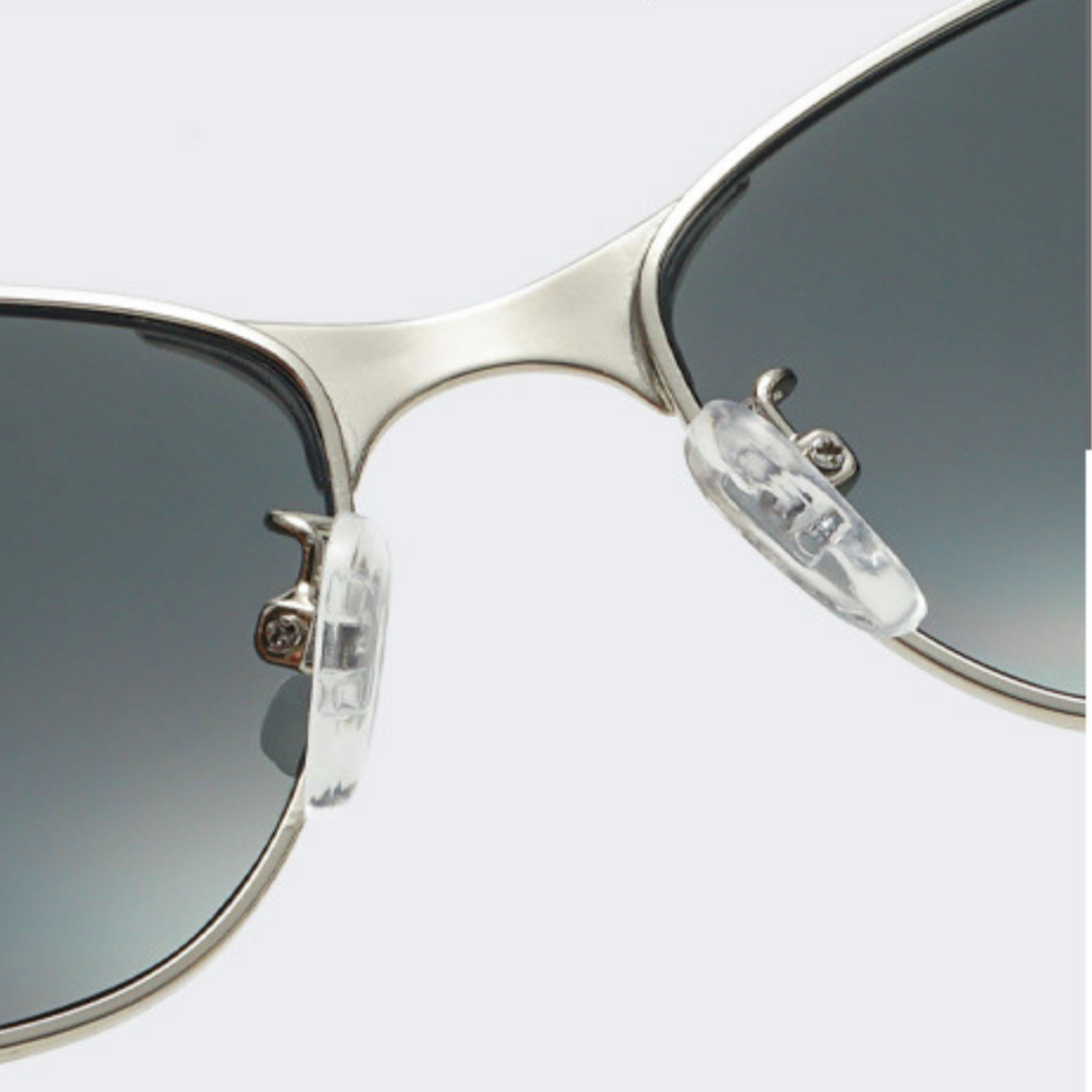 Sleek Silver Black Wrap Sunglasses JLTG0264