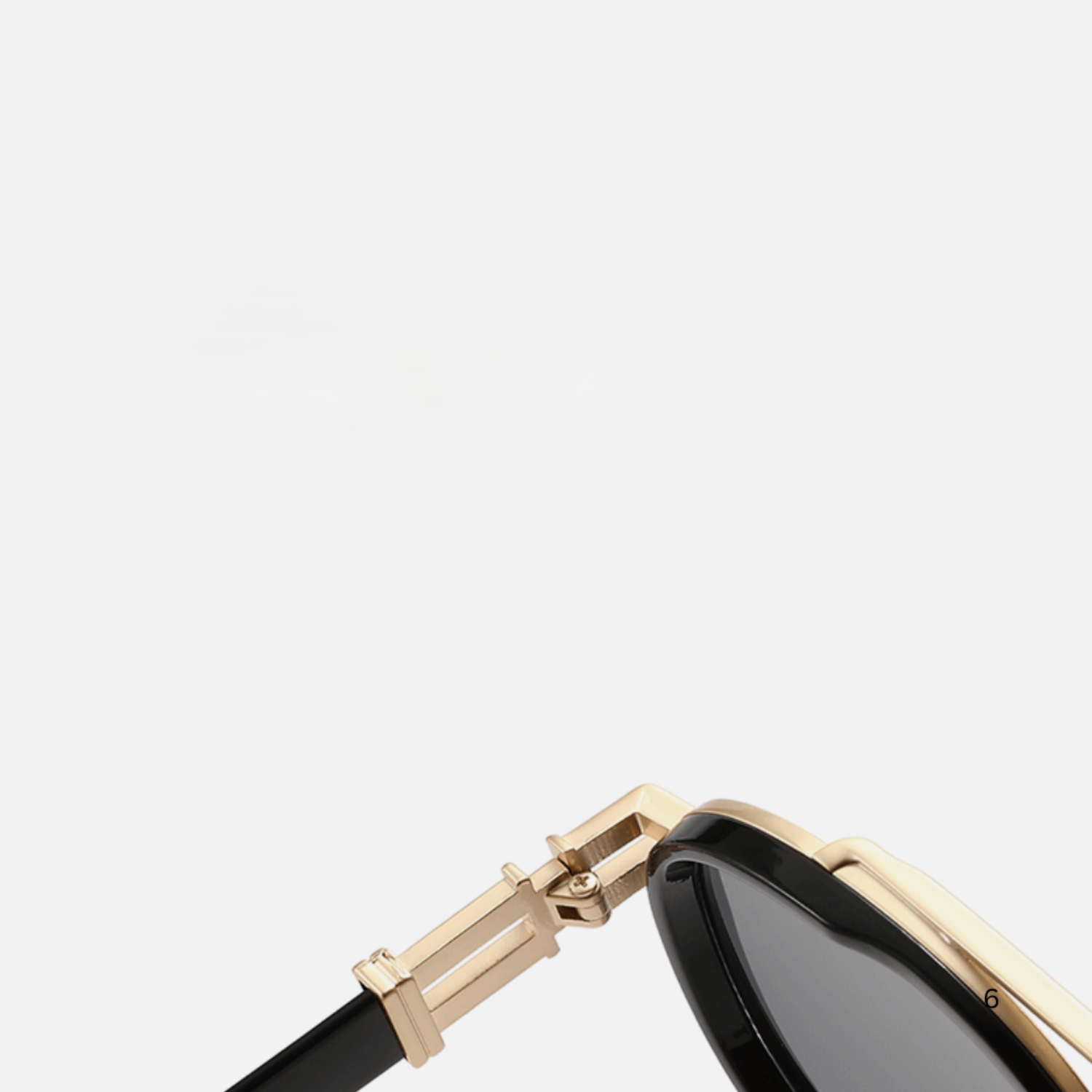 Gold Black Steampunk Sunglasses JLTG0270