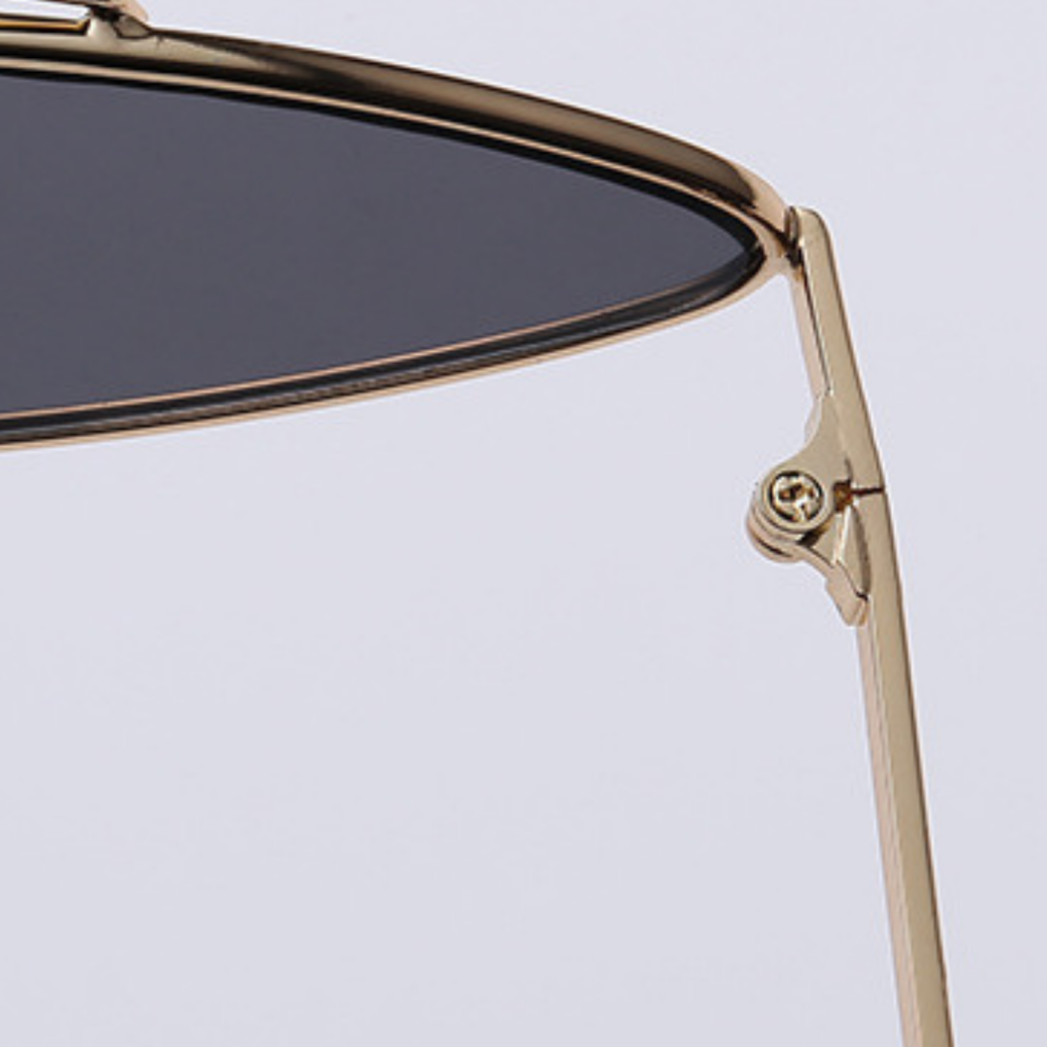 Gold Black Upside Down Sunglasses JLTG0273