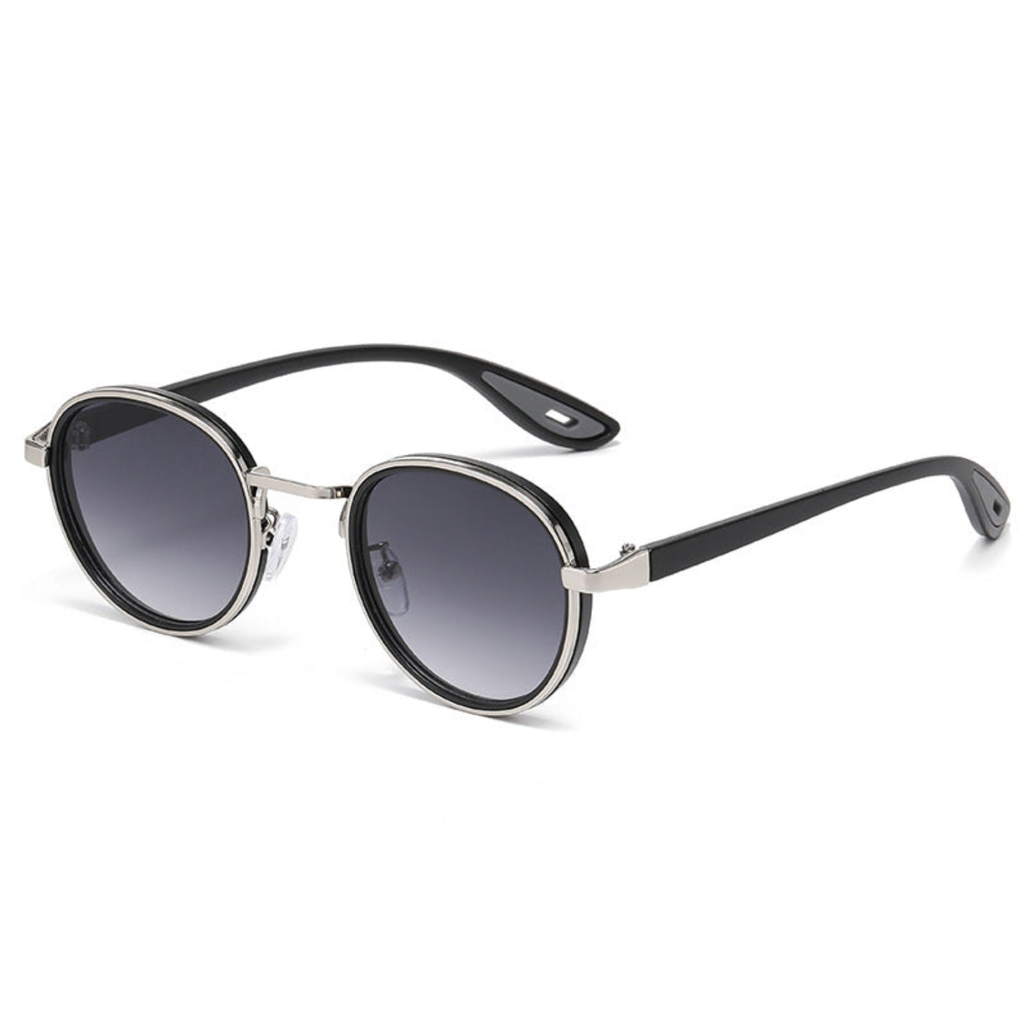 Matte Gray Round Sporty Sunglasses JLTG0282