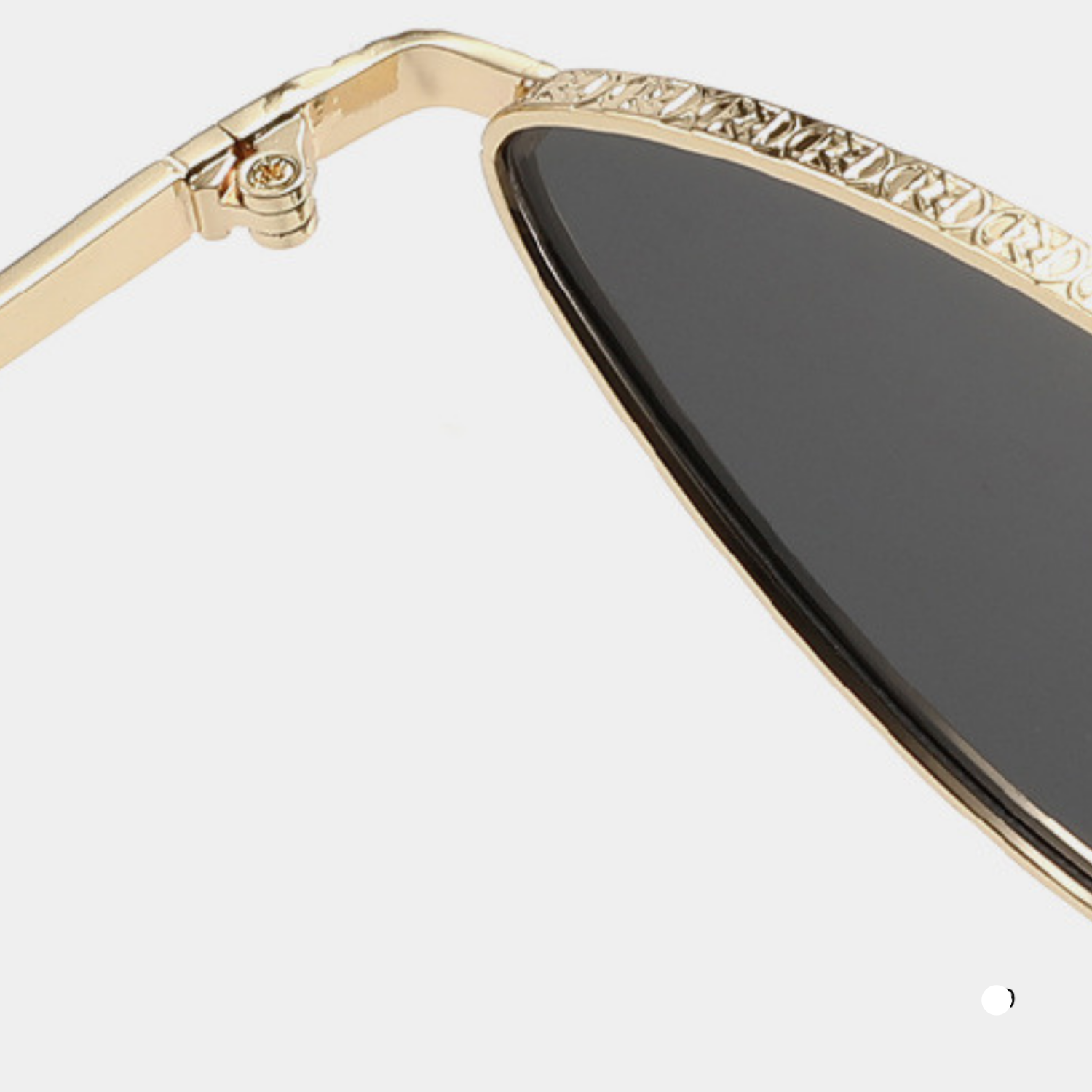 Gold Cat-Eye Gray Lens Sunglasses JLTG0285
