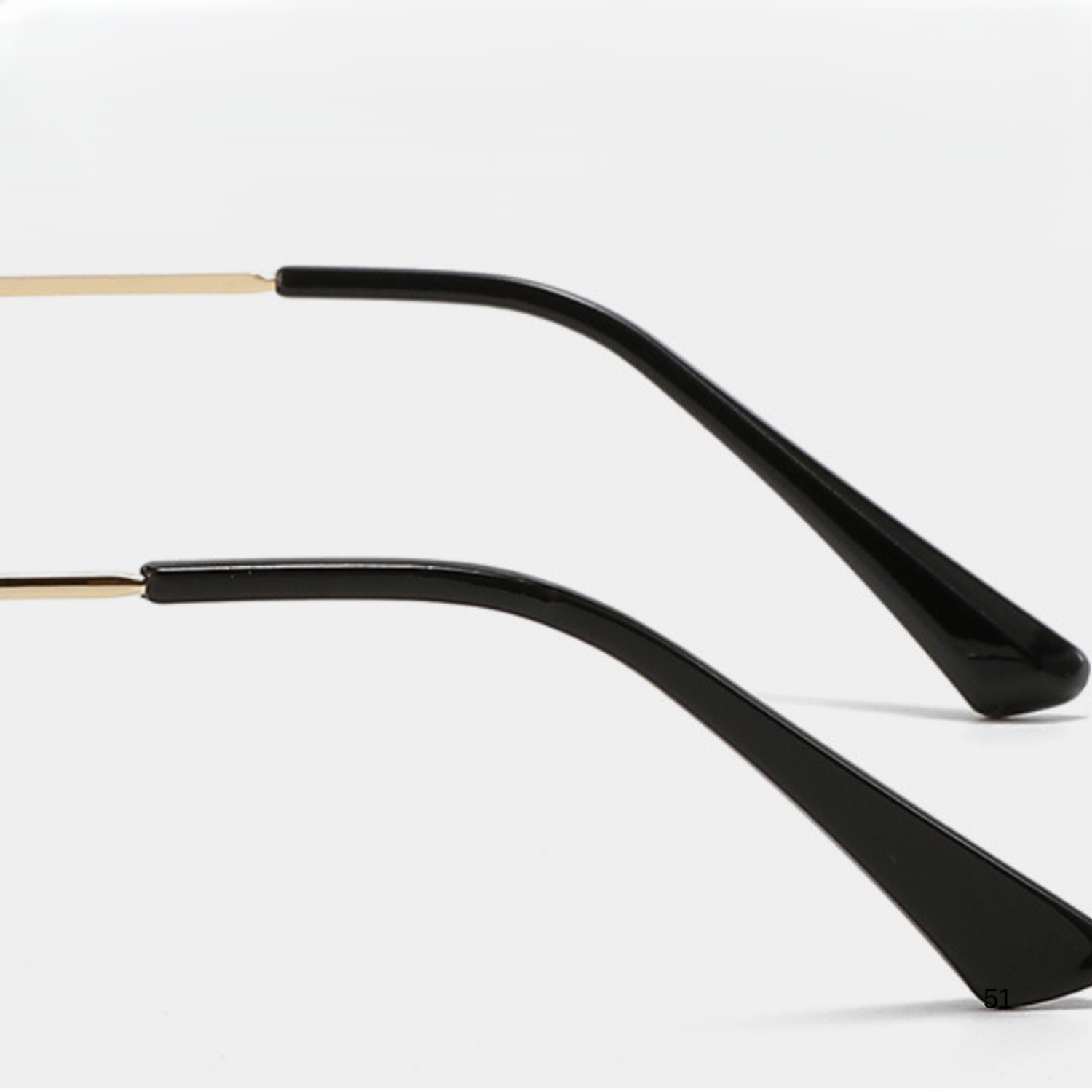Gold Cat-Eye Gray Lens Sunglasses JLTG0285