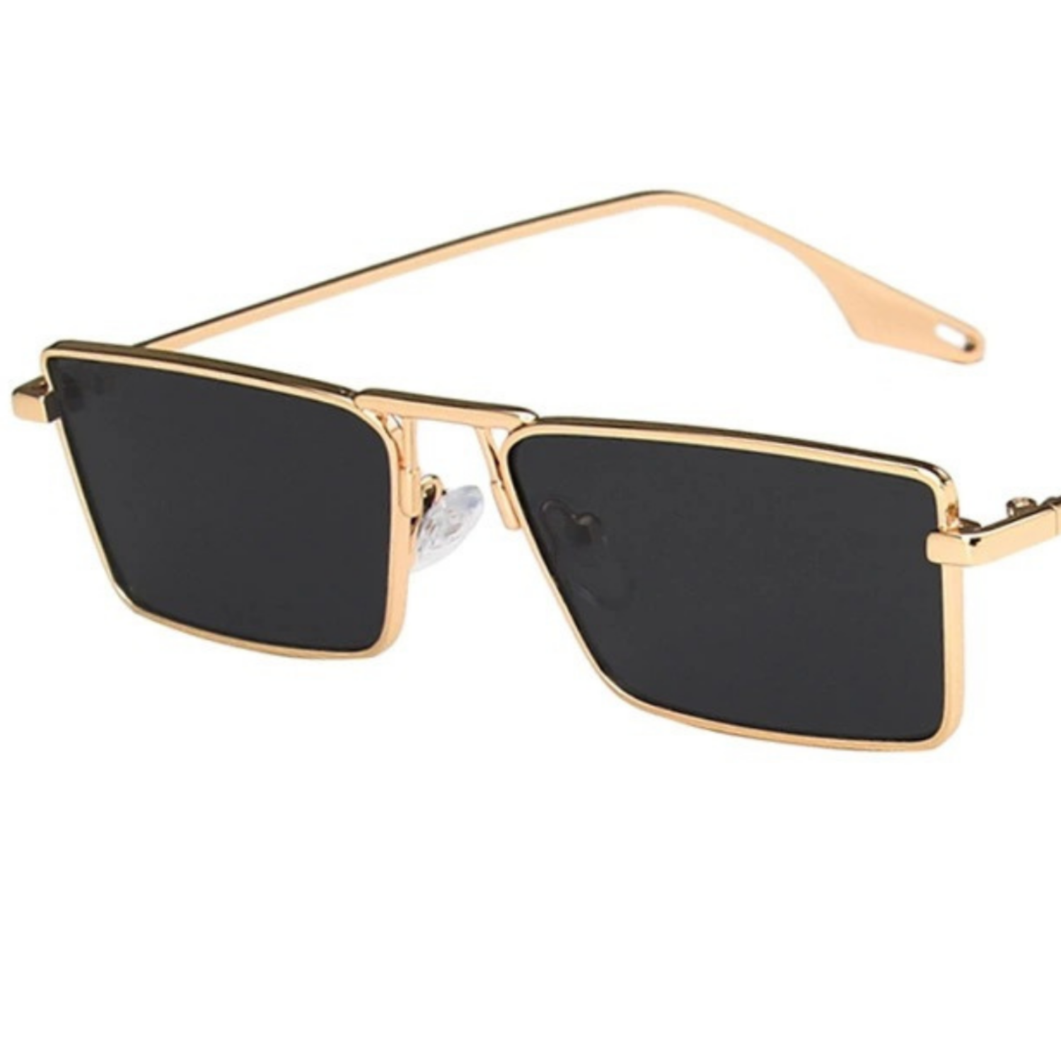 Gold Square Frame Black Sunglasses JLTG0287