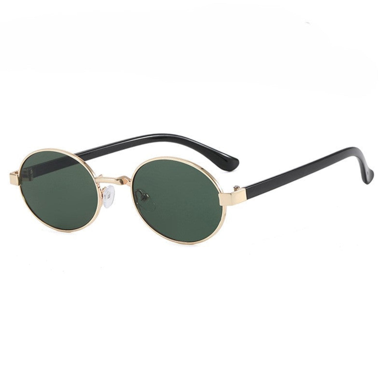 Gold Round Black Sunglasses JLTG0296