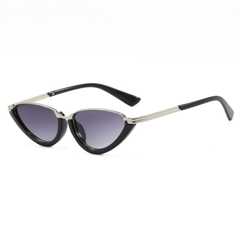 Gold Gray Cat-Eye Tinted Sunglasses JLTG0301