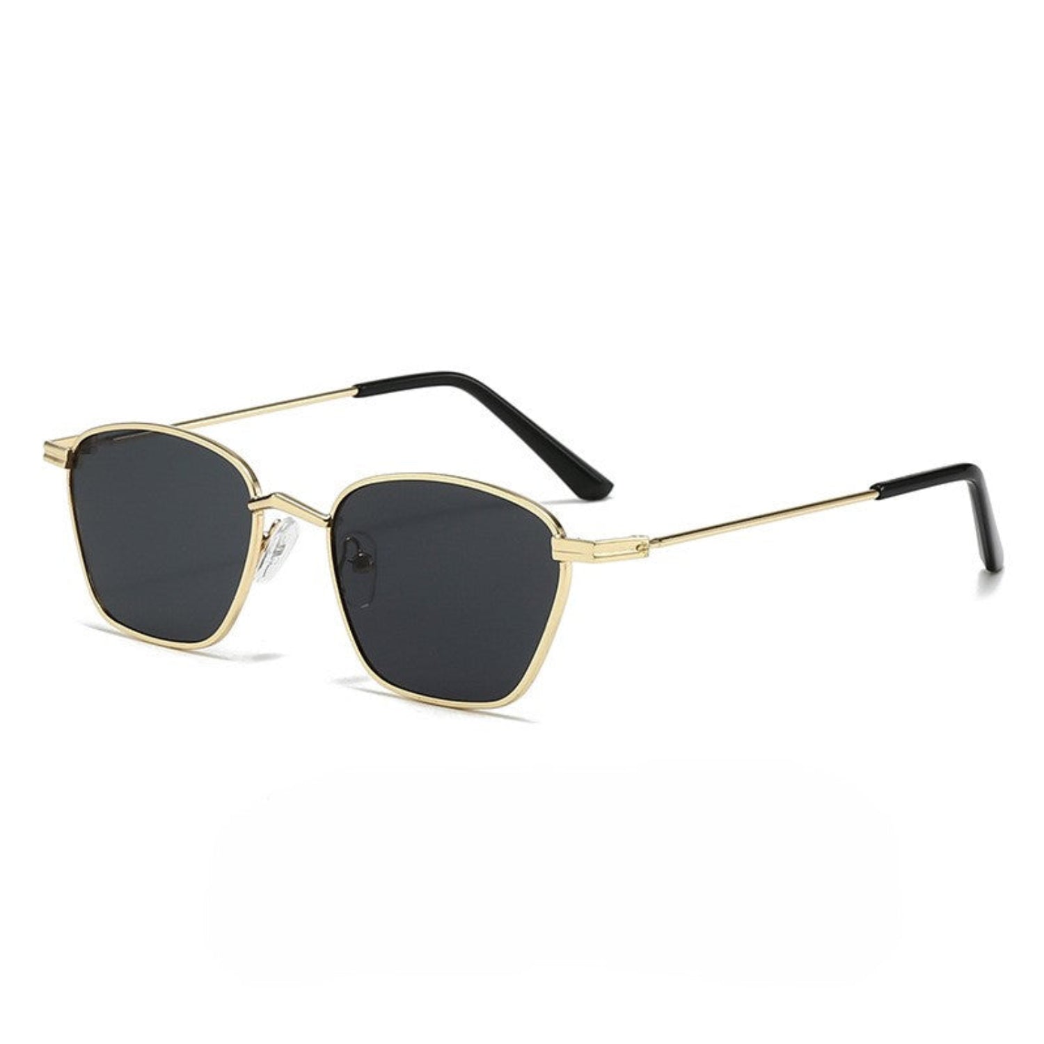 Gold Hexagon Black Gradient Sunglasses JLTG0317