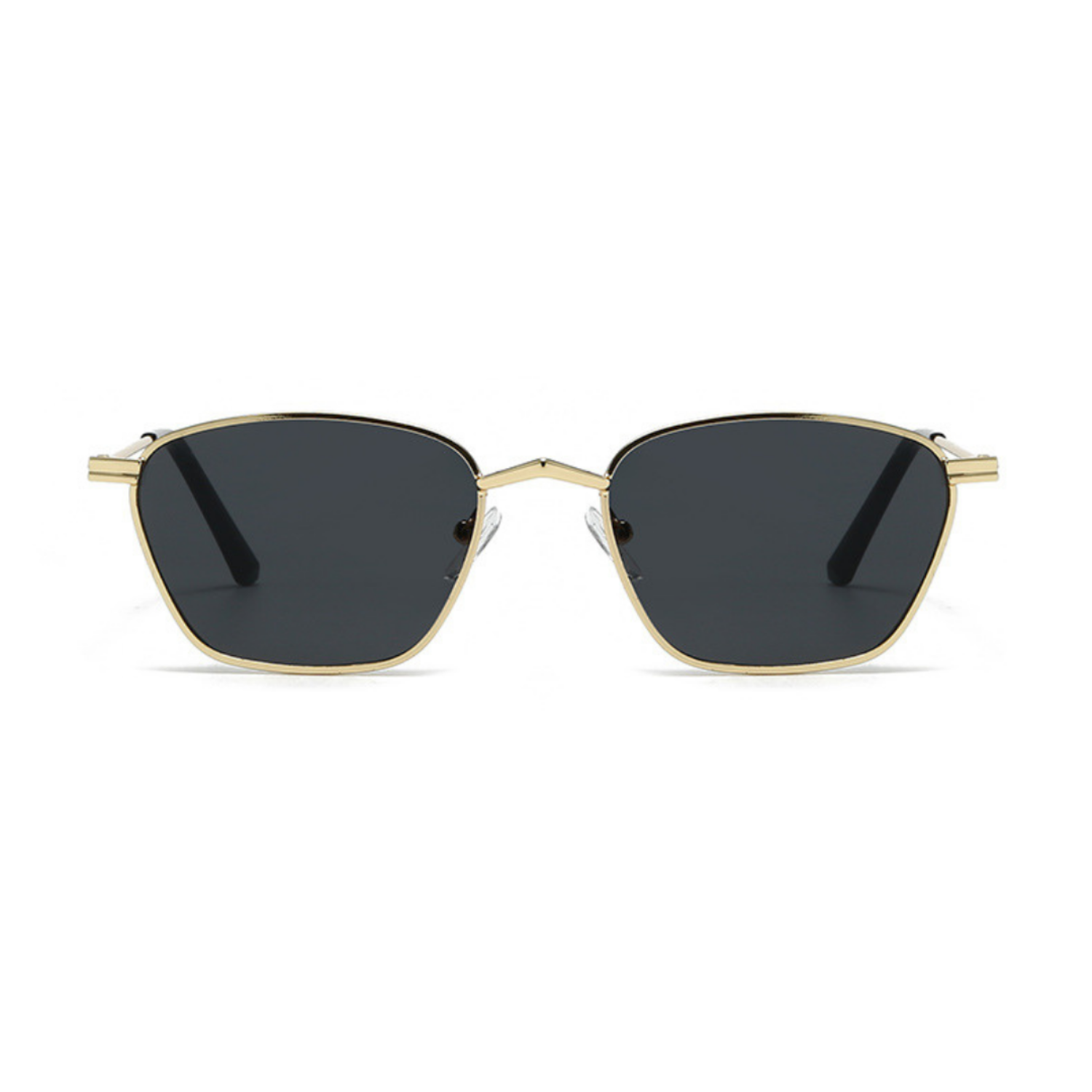 Gold Hexagon Black Gradient Sunglasses JLTG0317