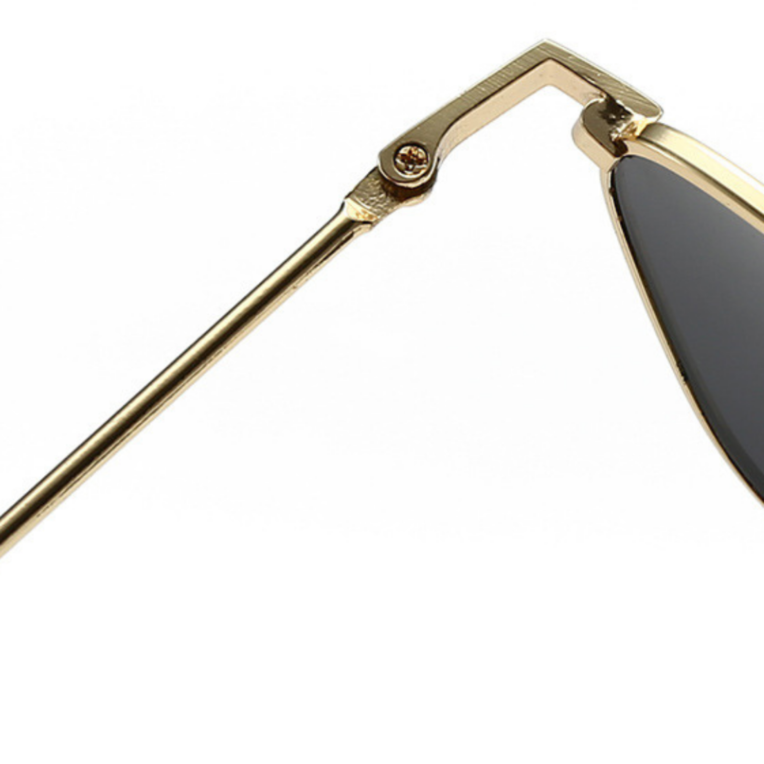 Gold Hexagon Black Gradient Sunglasses JLTG0317
