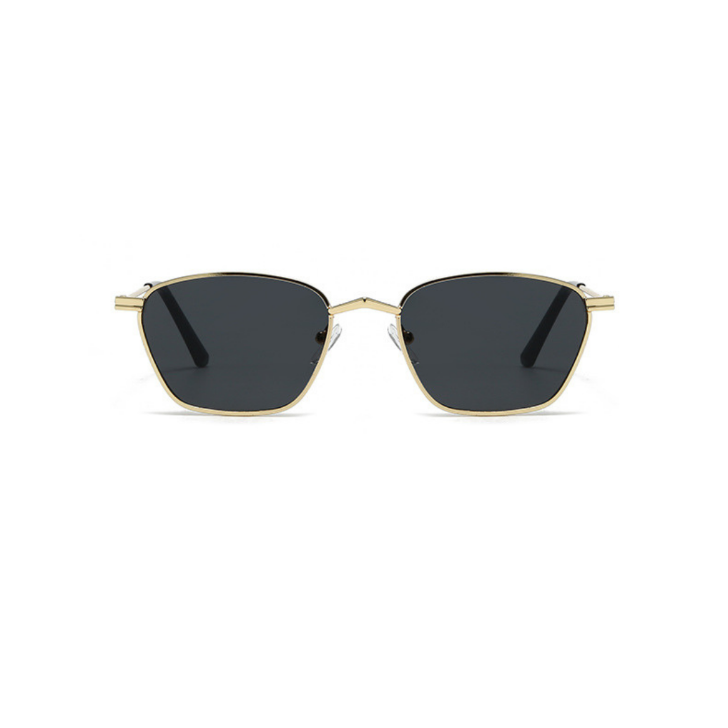 Gold Hexagon Black Gradient Sunglasses JLTG0317