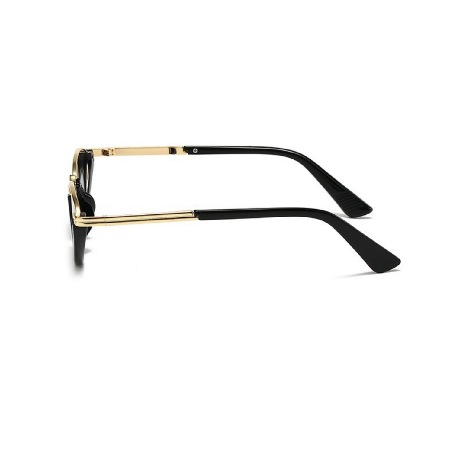 Gold Bridge Black Cat-Eye Sunglasses JLTG0367