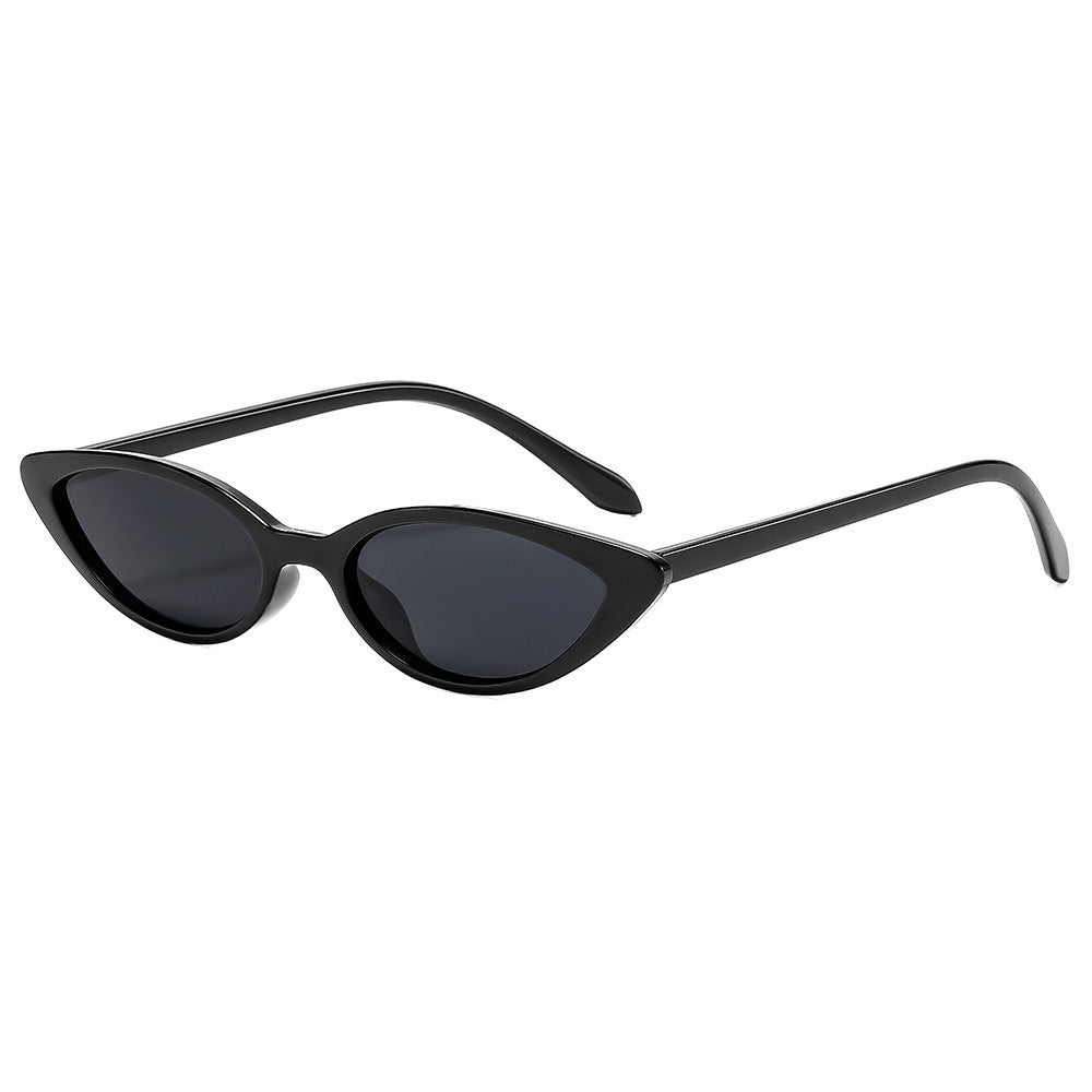 Trendy Black Cat-Eye Sunglasses JLTG0404