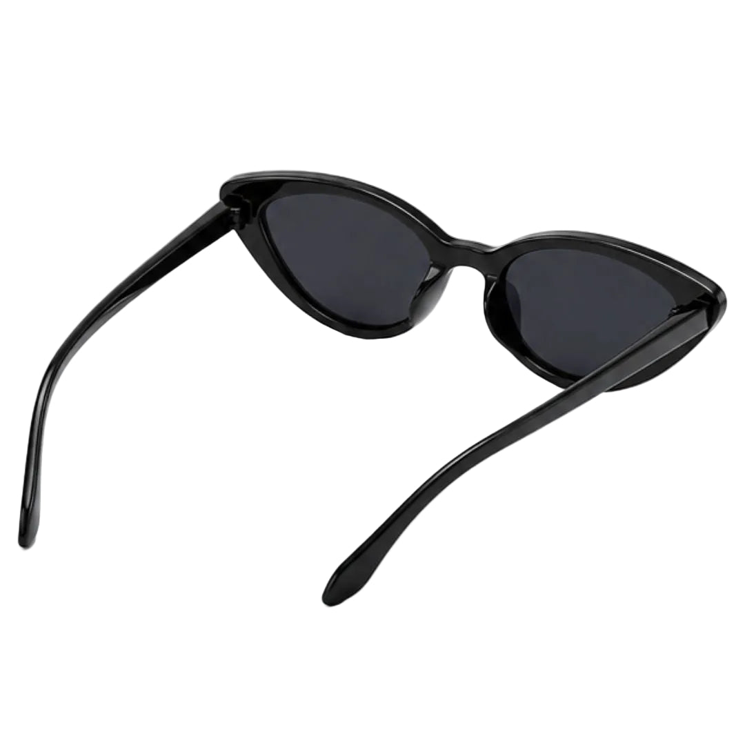 Trendy Black Cat-Eye Sunglasses JLTG0404