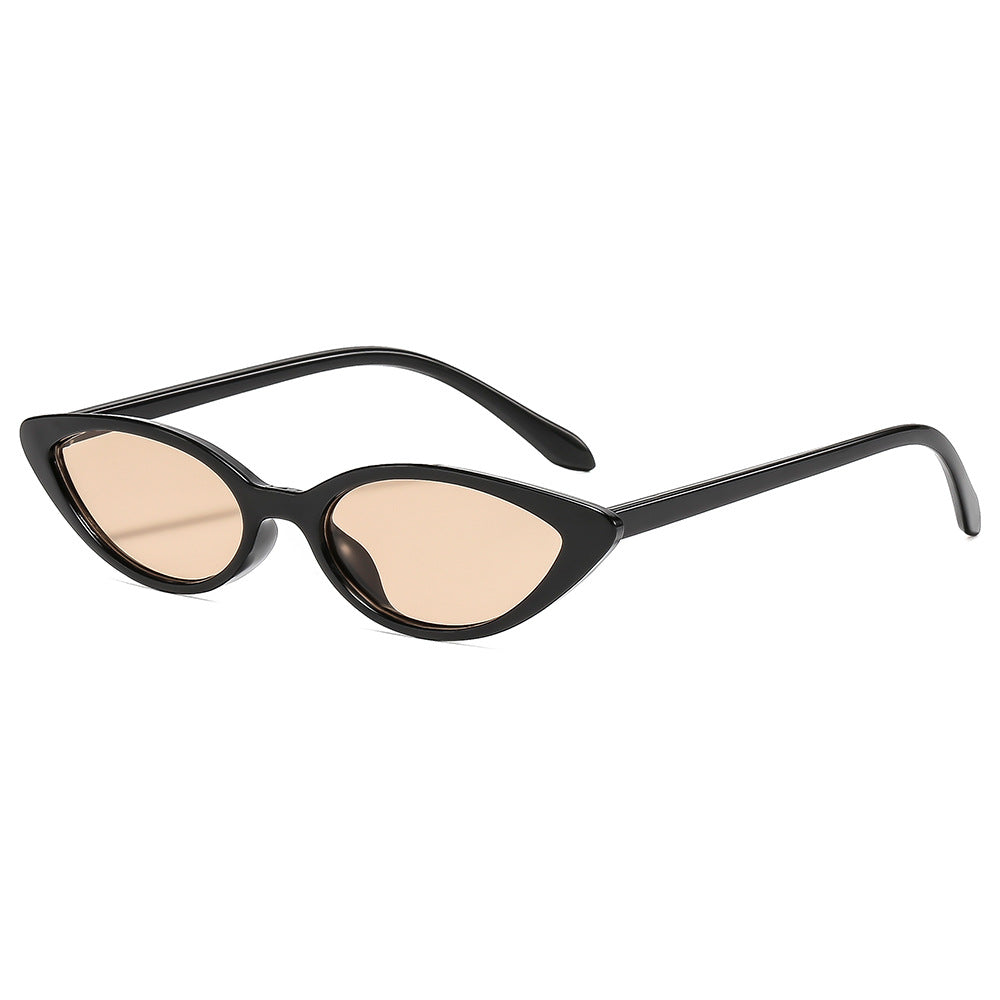 Trendy Beige Cat-Eye Sunglasses JLTG0406