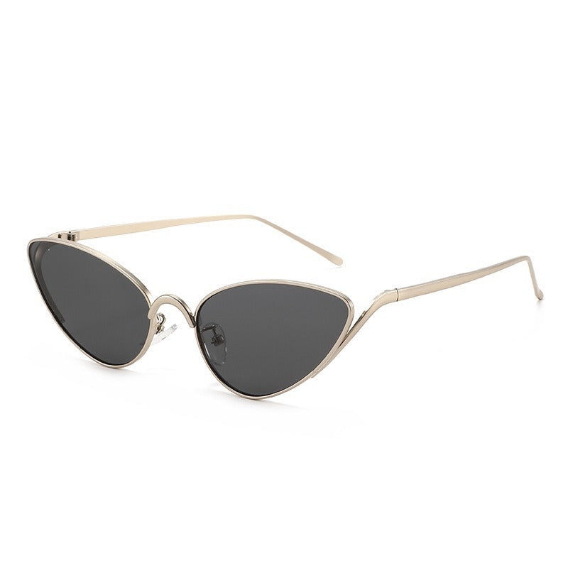 Trendy Grey Cat-Eye Sunglasses JLTG0410