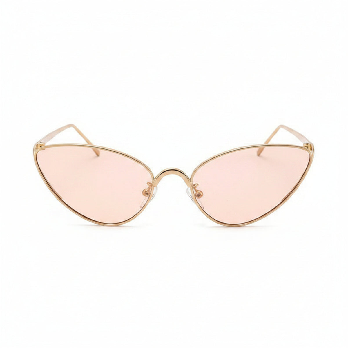 Trendy White Cat-Eye Sunglasses JLTG0411