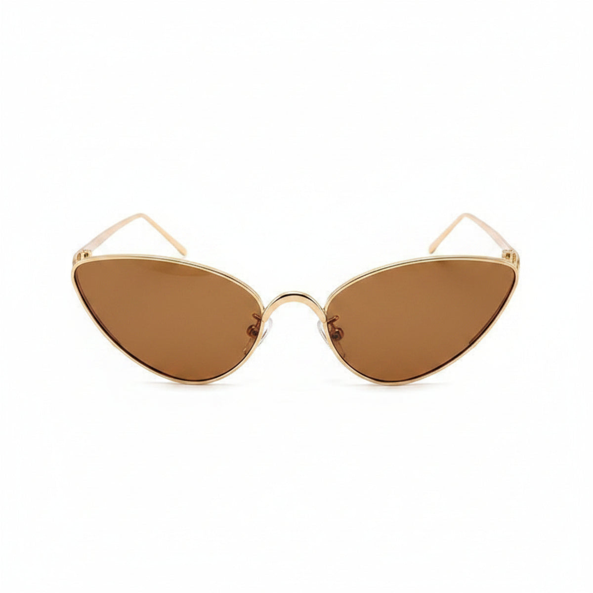 Trendy Brown Cat-Eye Sunglasses JLTG0412