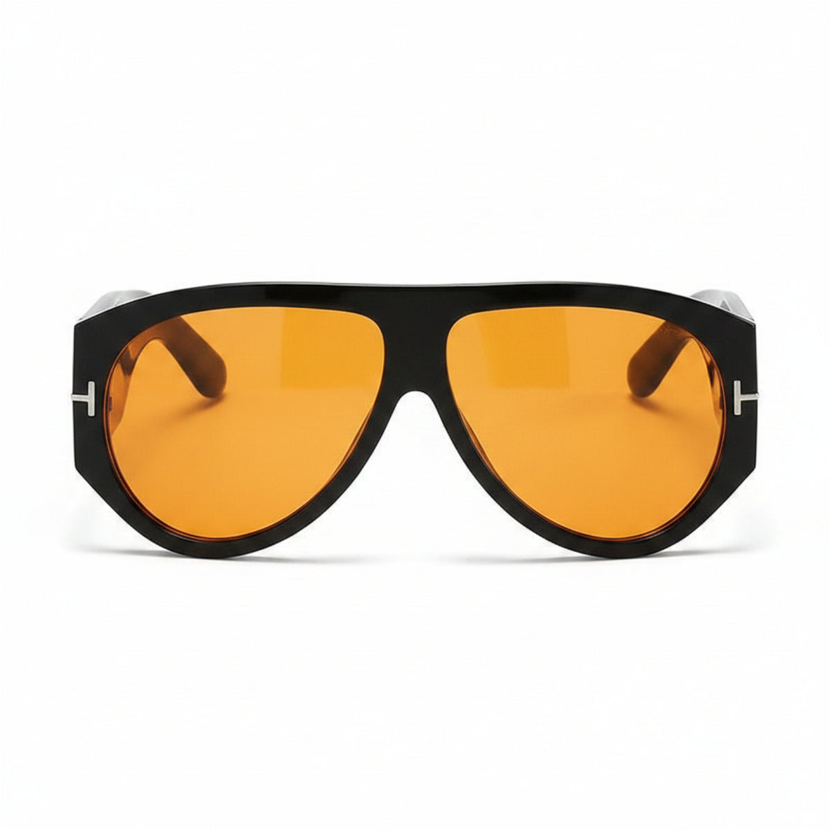 Trendy Orange Shield Sunglasses JLTG0413