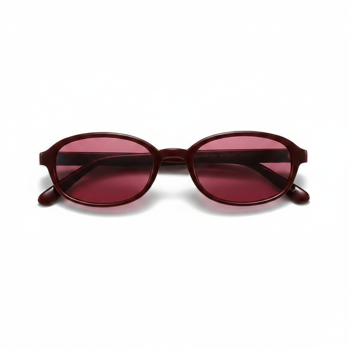 Trendy Pink Oval Sunglasses JLTG0422
