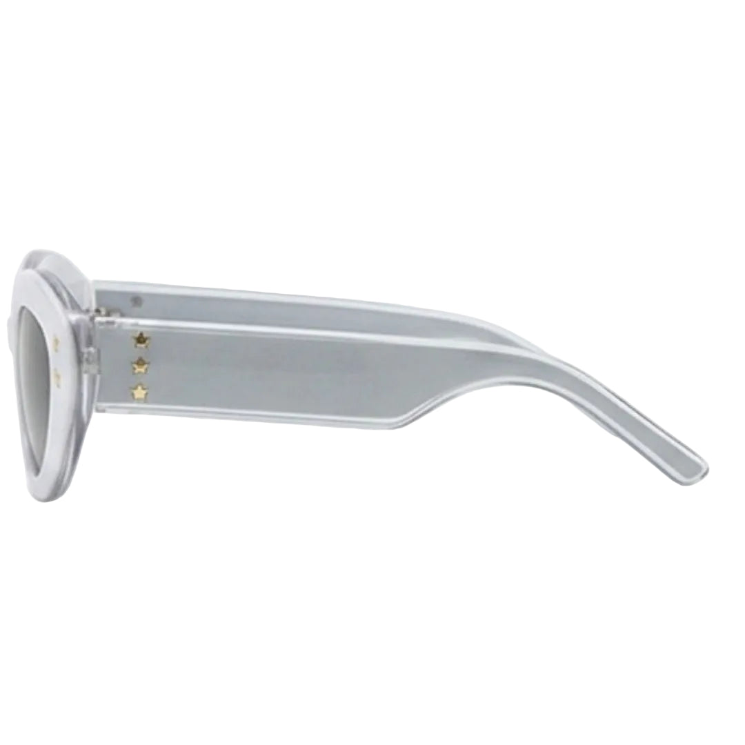 Statement White Oval Fashion Eyewear JLTG0437