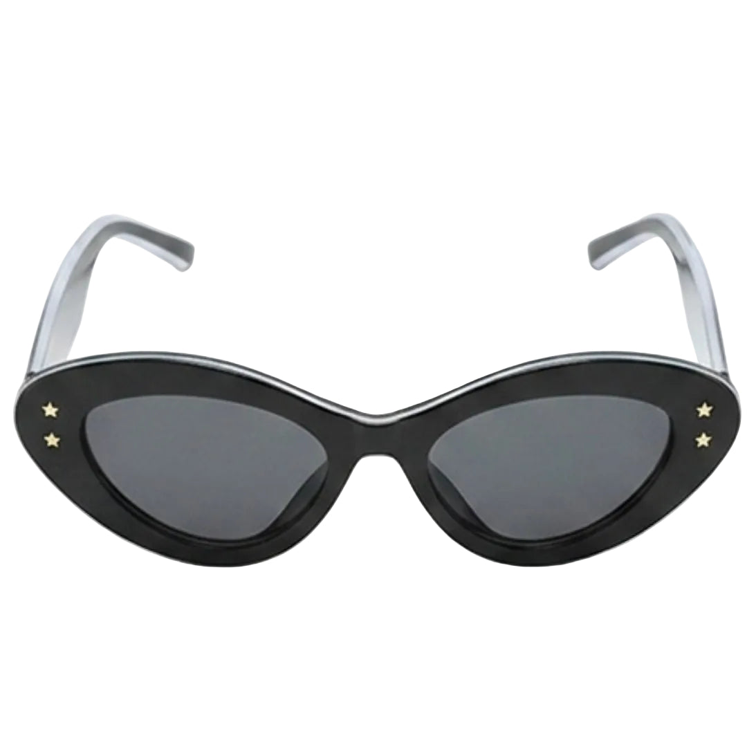 Statement Black Oval Fashion Eyewear JLTG0438