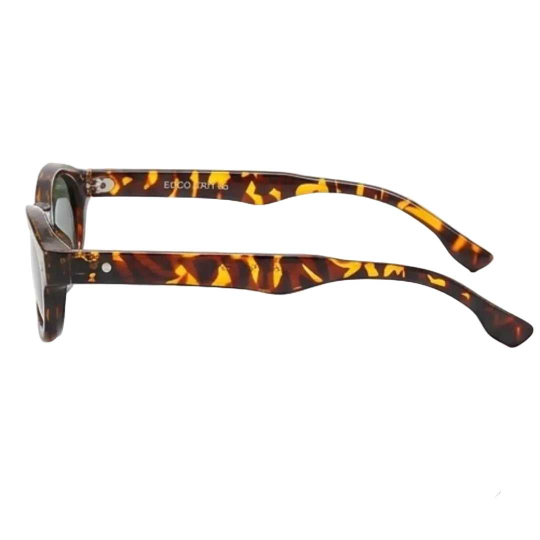 Trendy Tortoiseshell Oval Frame Sunglasses JLTG0453
