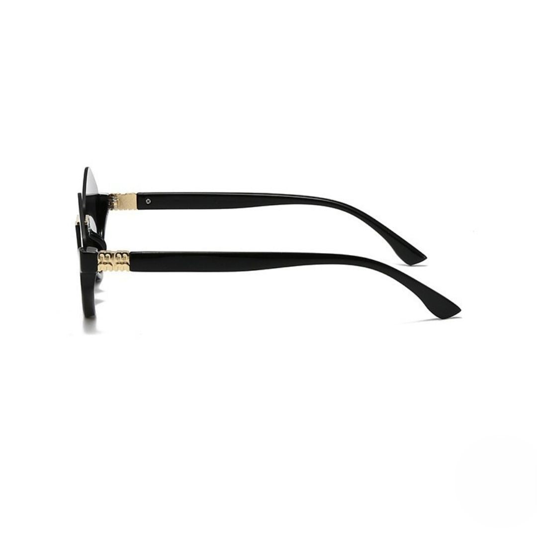 Unique Angular Black Sun Glasses JLTG0469