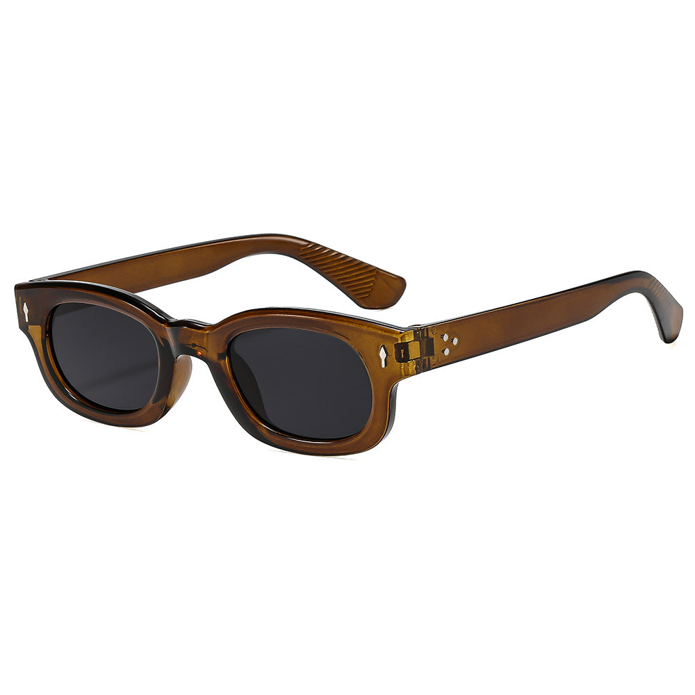 Chic Amber Brown Vintage Sunglasses JLTG0474