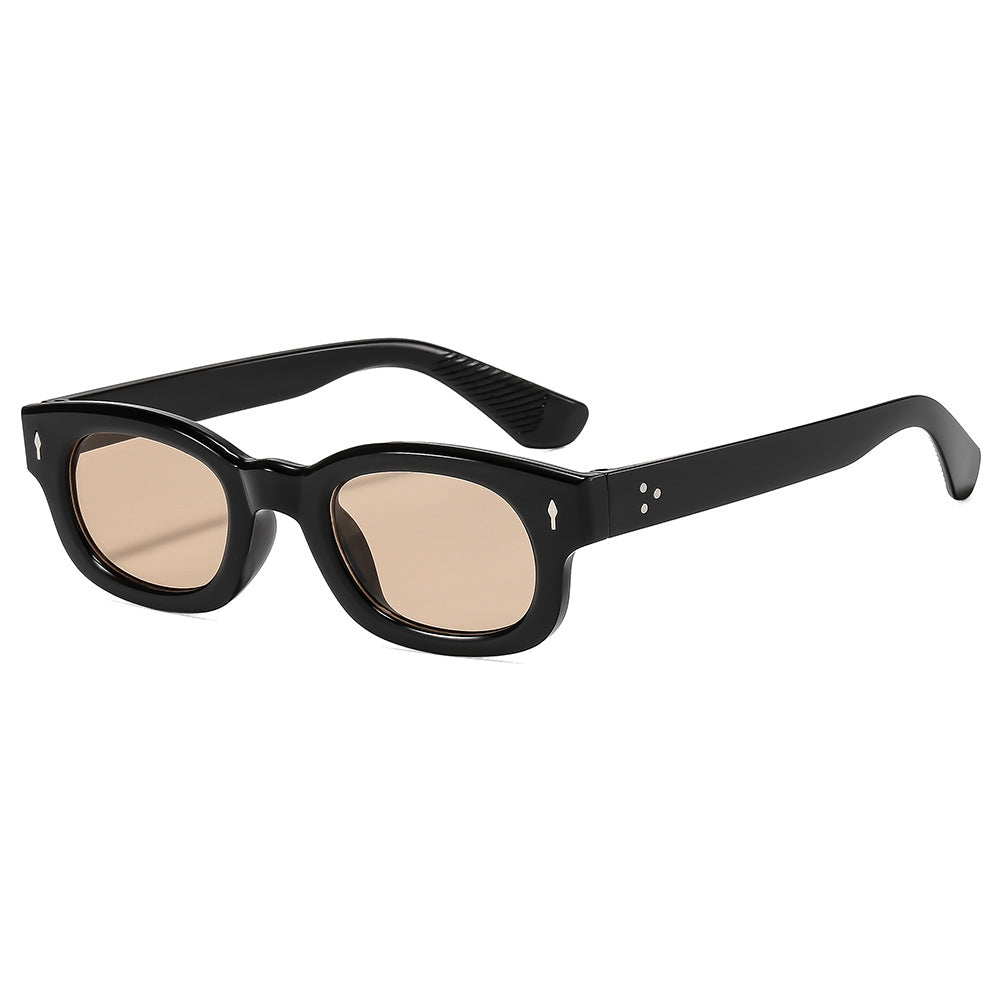 Chic Black Frame Brown Tint Sunglasses JLTG0475